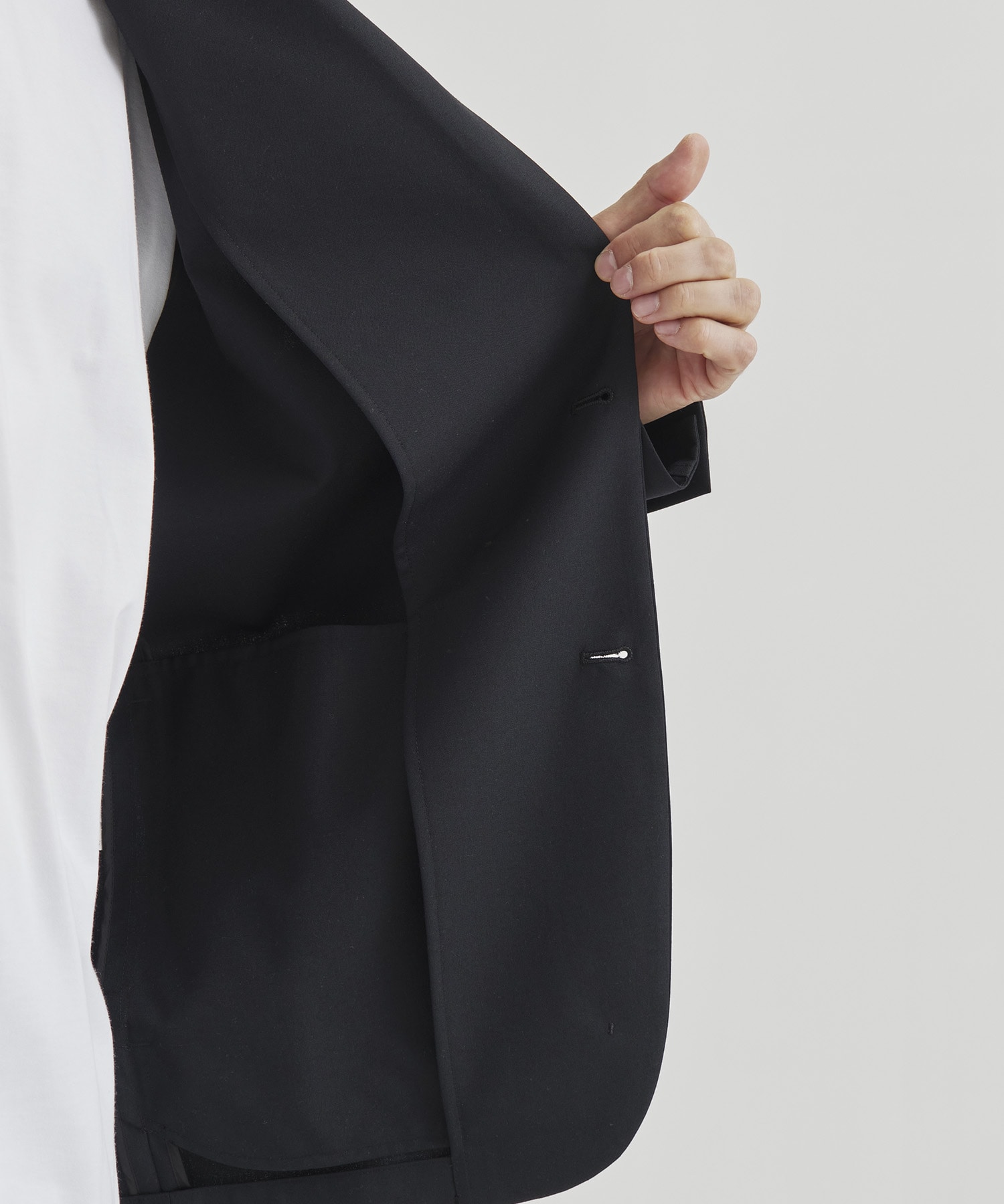 WOOL TORPICAL TAILORED JACKET ATON