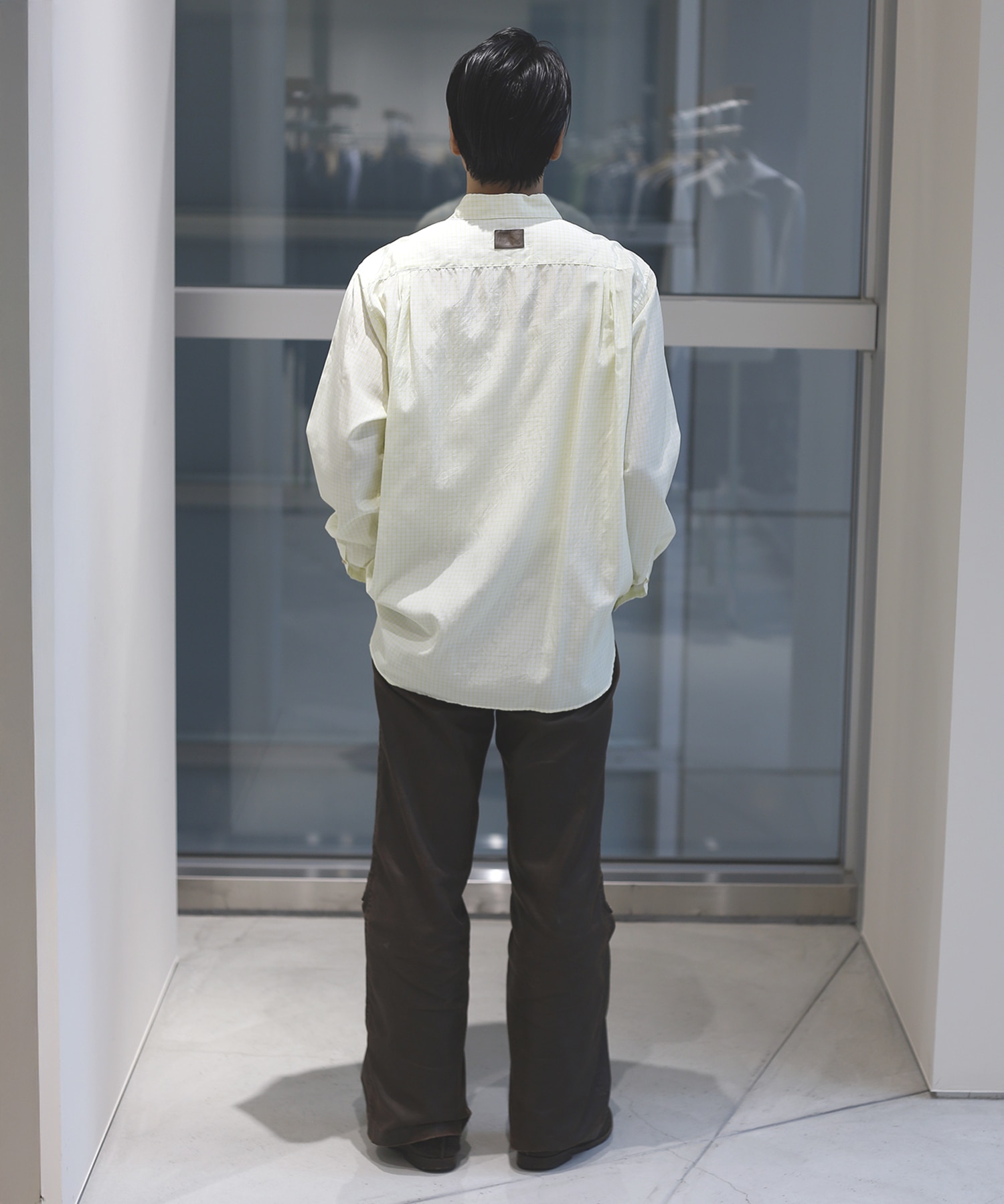 SILK α L/S Check Shirt SILK α