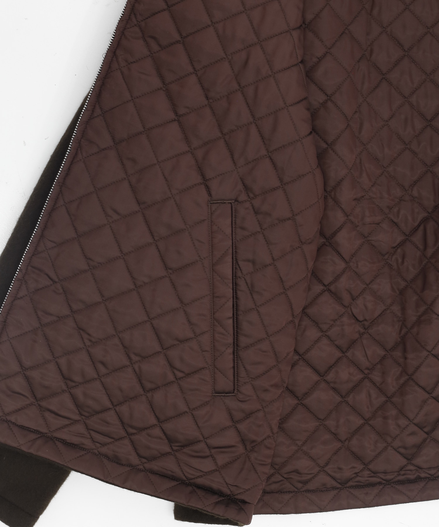【コムデギャルソンオム】HR-J024-051 Wool Light Shaggy×Cupro Twill Quilting Reversib COMME des GARCONS HOMME