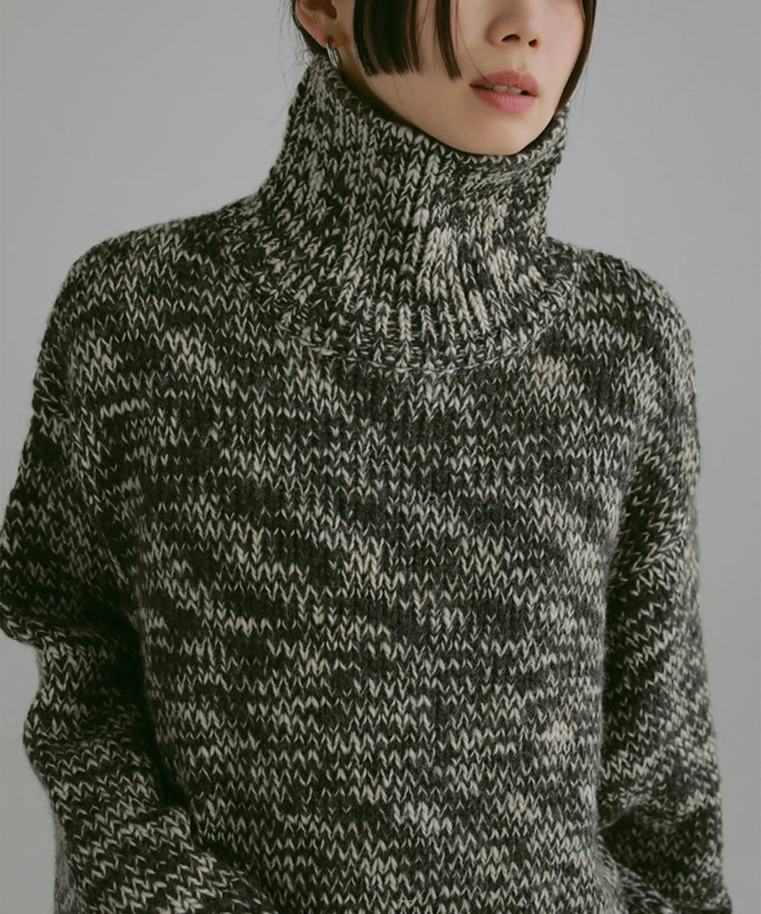 big turtle knit pullover Louren