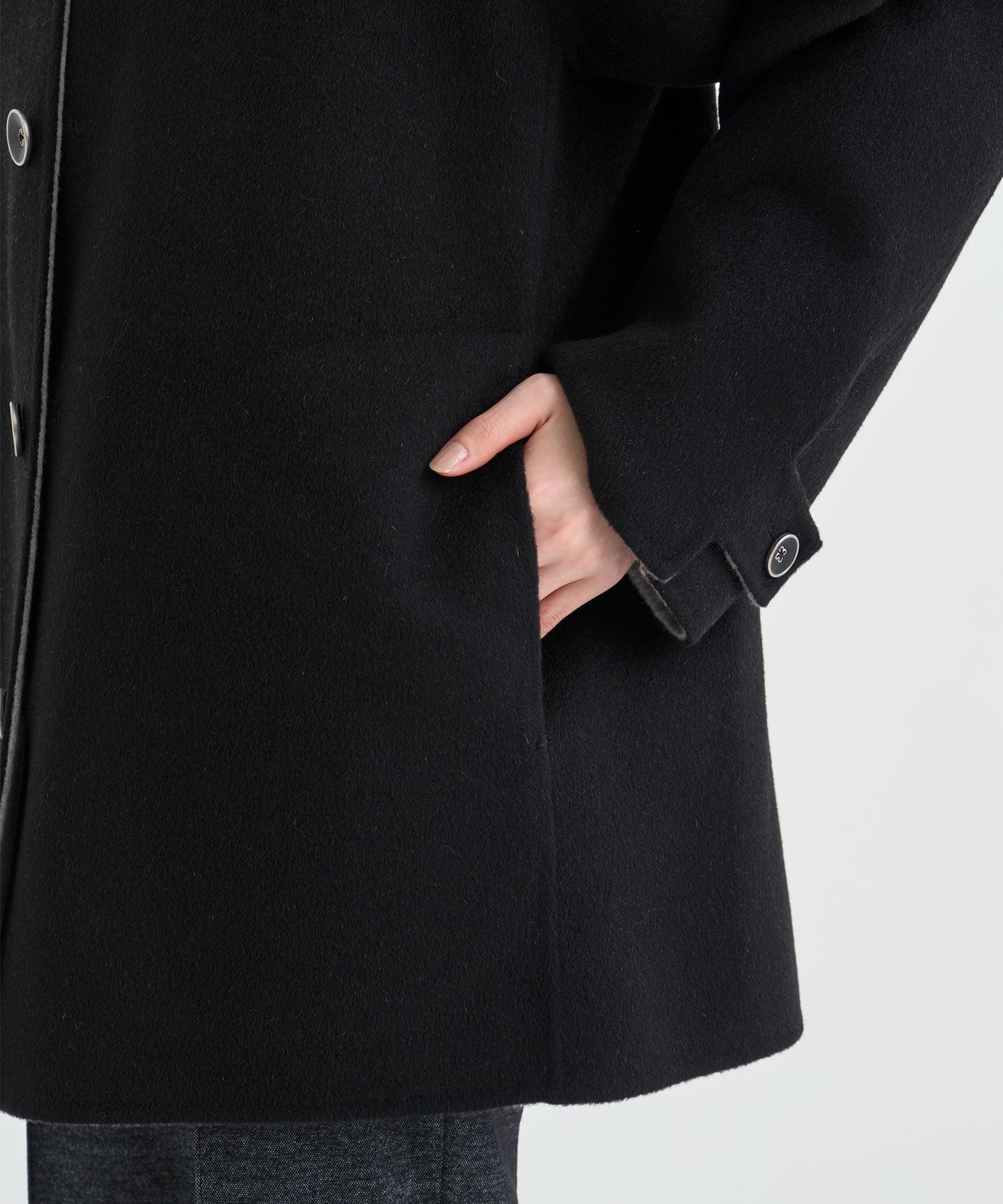 CASHMERE REVERSIBLE SHORT COAT THE TOKYO