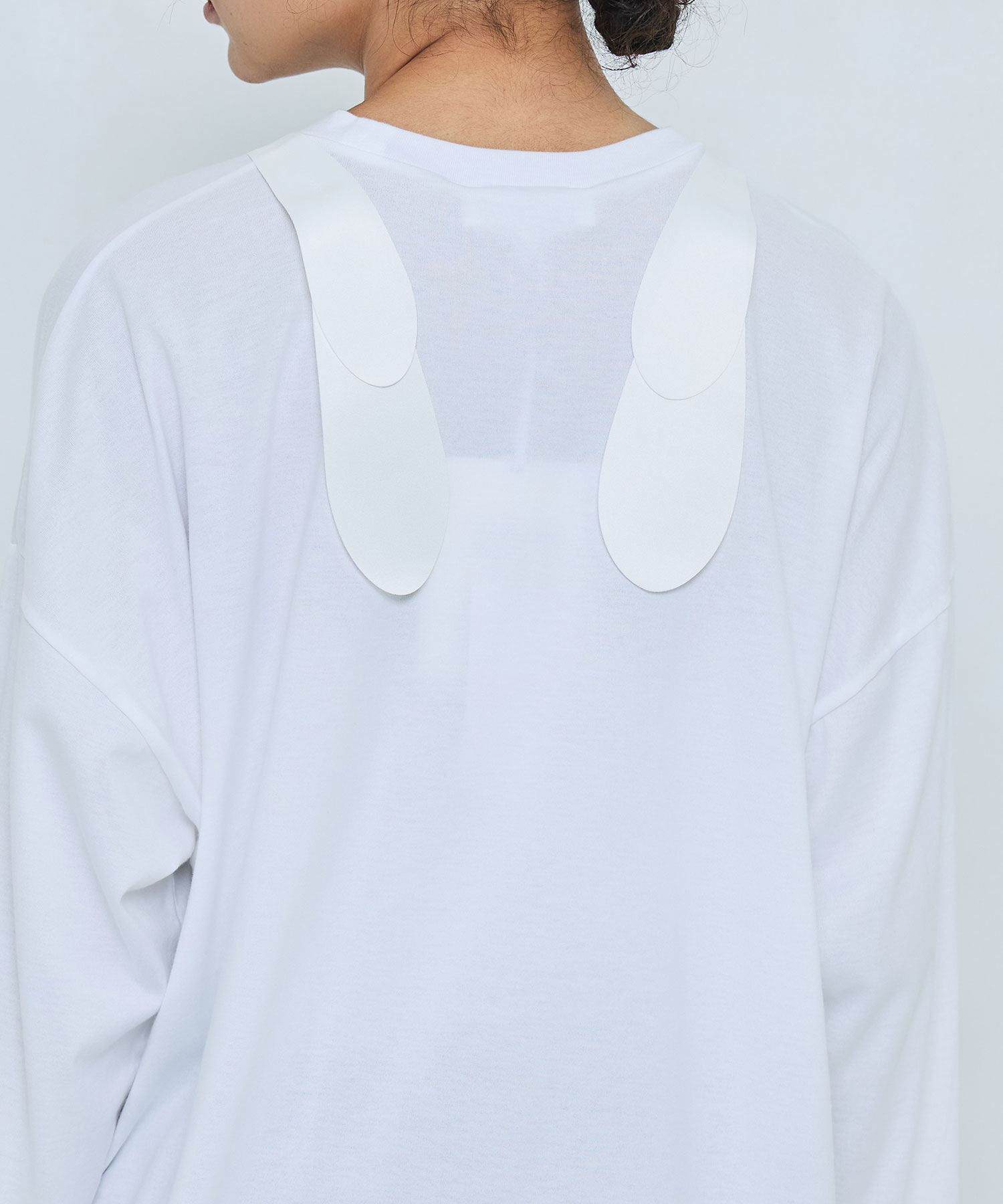 CUTLERY MOTIF LONG-SLEEVE T-SHIRT ENFOLD