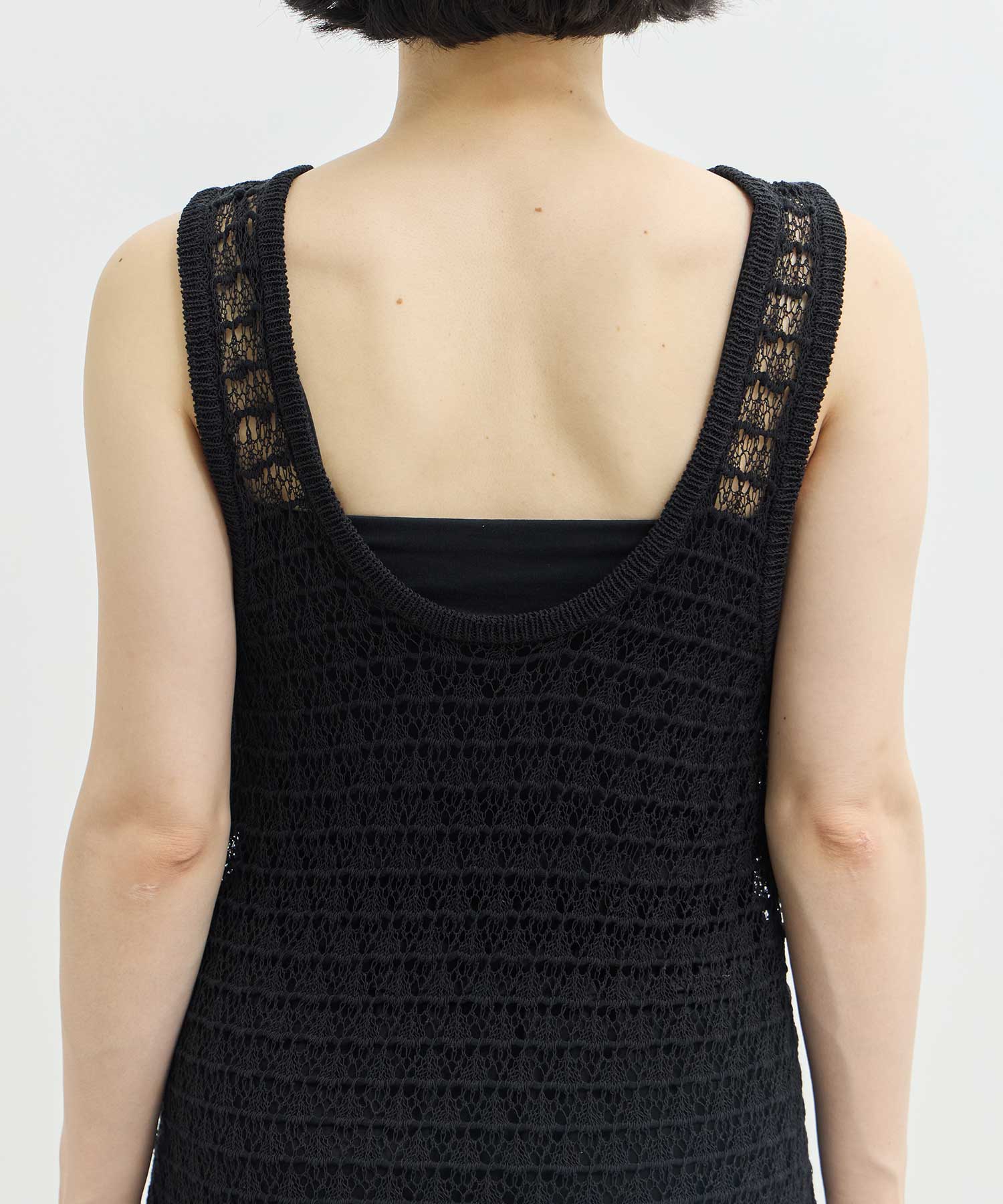 lacework knit one piece Louren