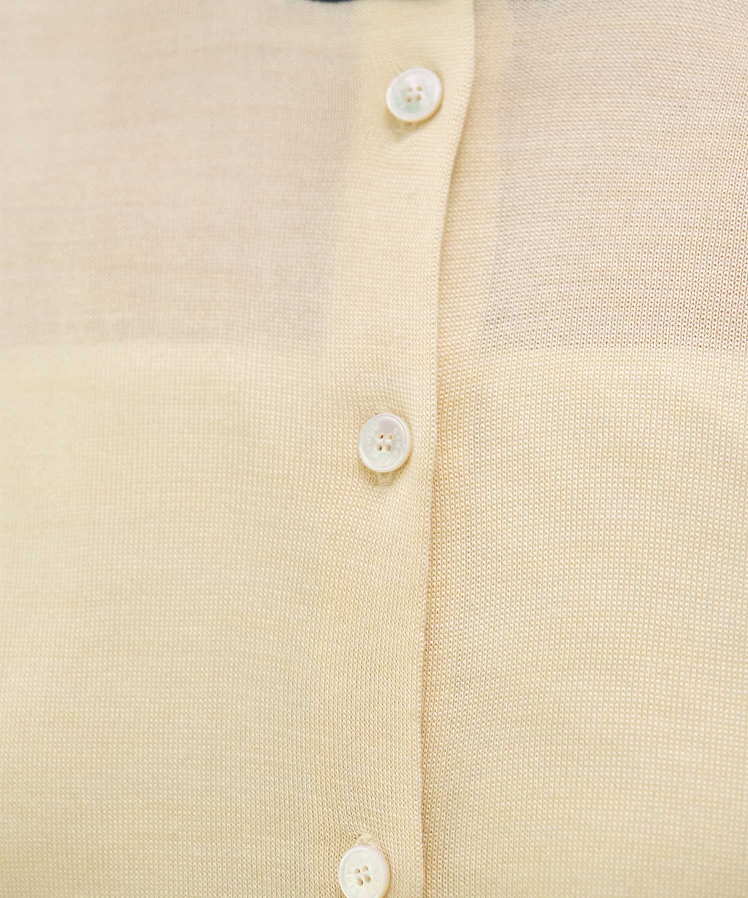別注 Washable Silk Half Sleeve Cardigan CINOH
