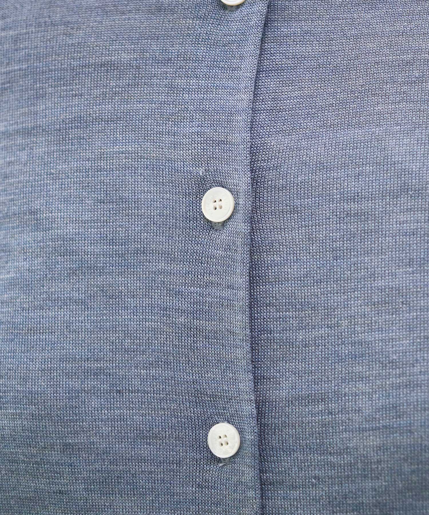 別注 Washable Silk Half Sleeve Cardigan CINOH