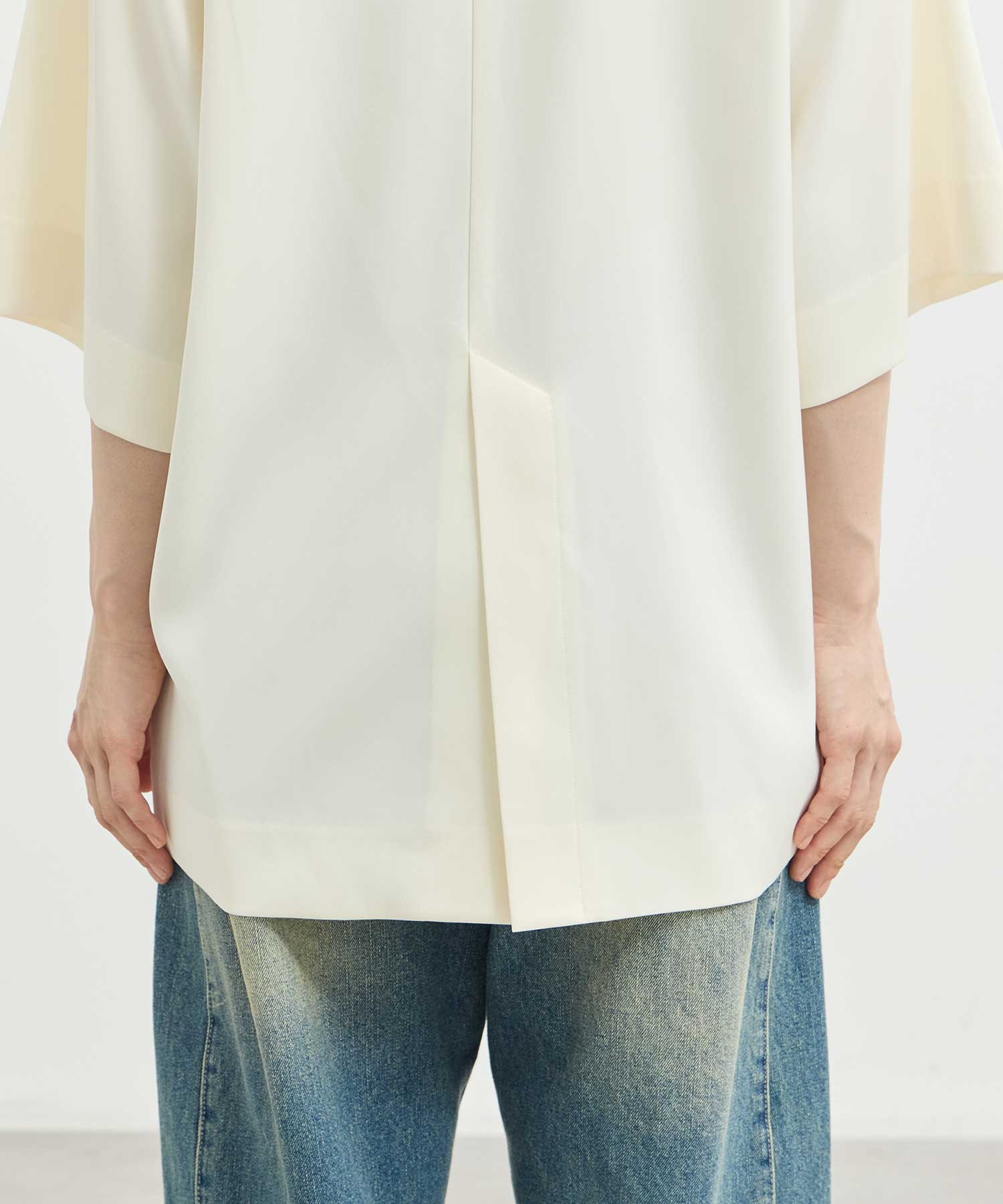double satin half jacket Louren