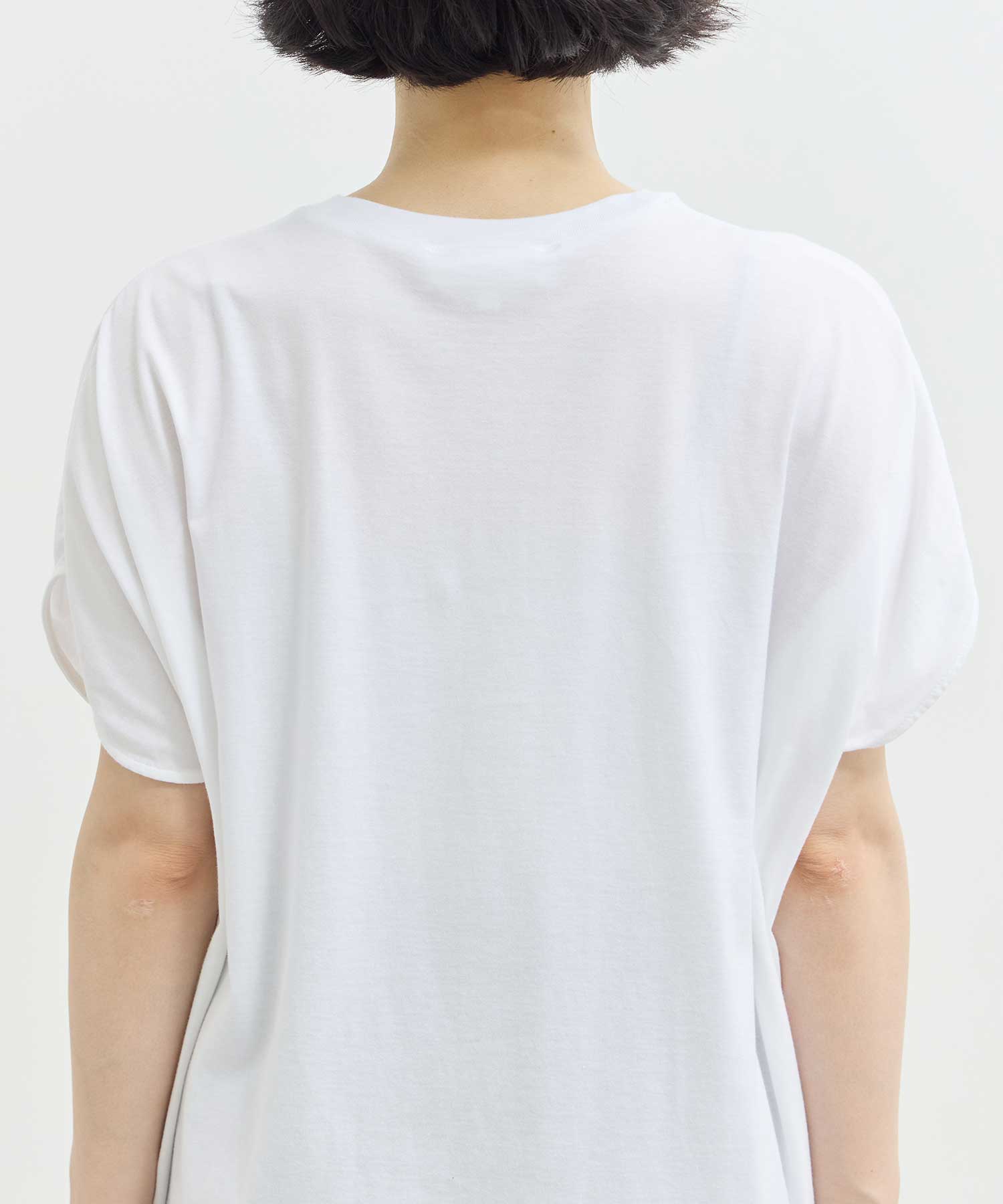 SCALLOP WIDE T-SHIRT ENFOLD