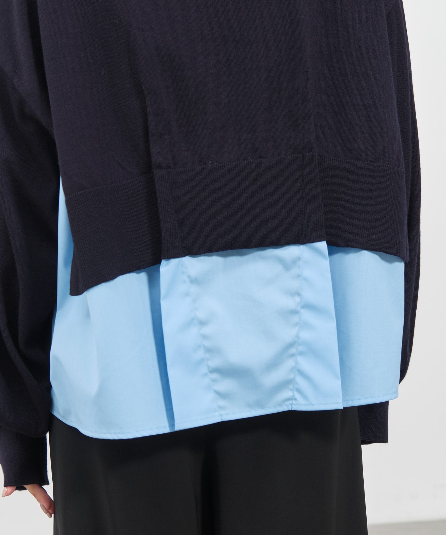 FAKE-LAYERED CARDIGAN｜ENFOLD（エンフォルド）正規取り扱い