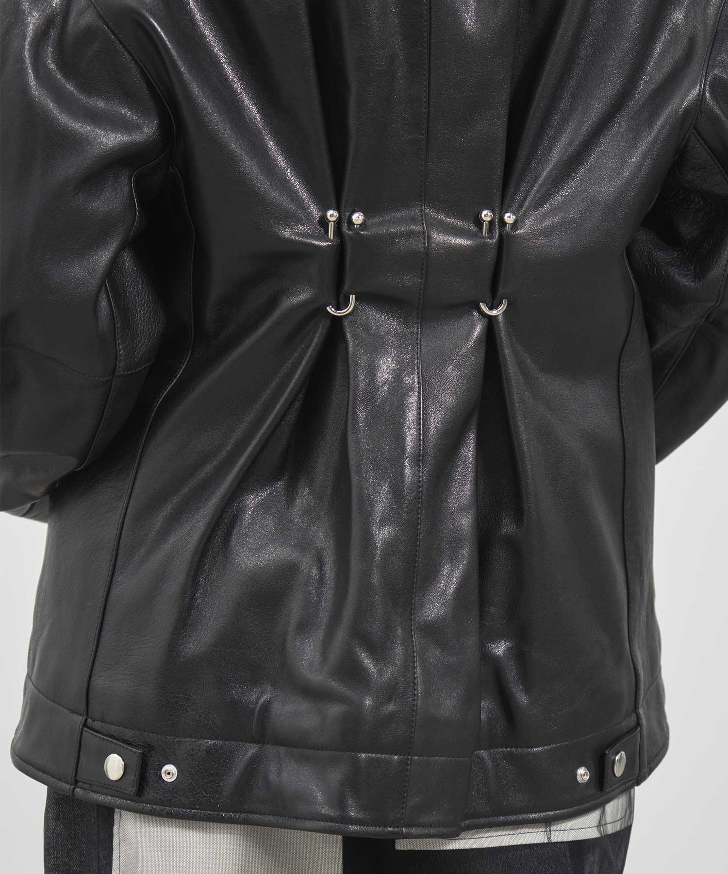 CJ-25147　Sheep Leather Jacket Chika Kisada