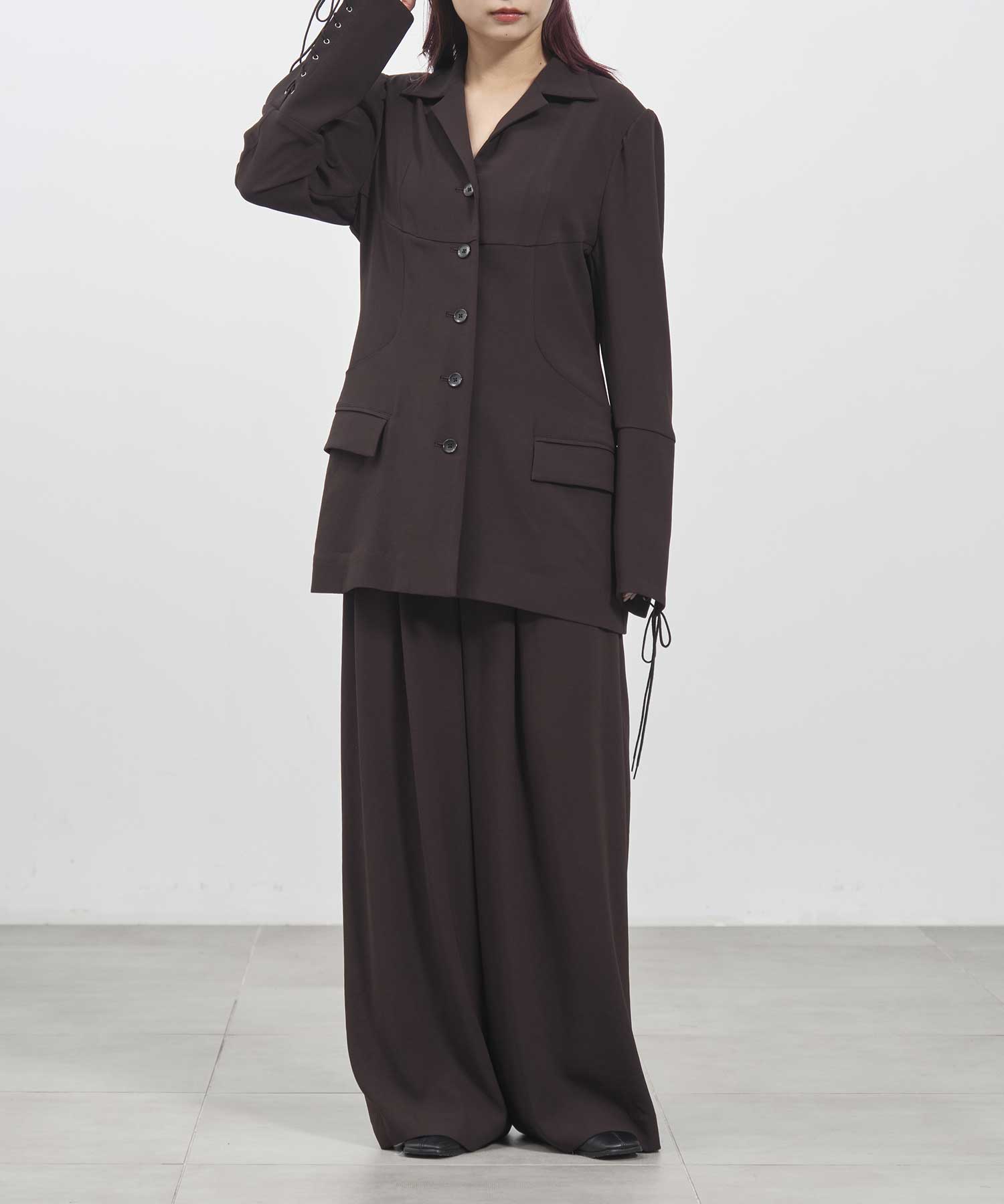 Crepe shirt jacket FETICO