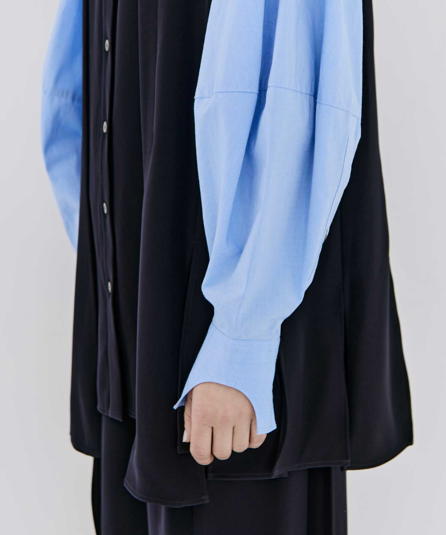 PANEL-HEM PULLOVER ENFOLD