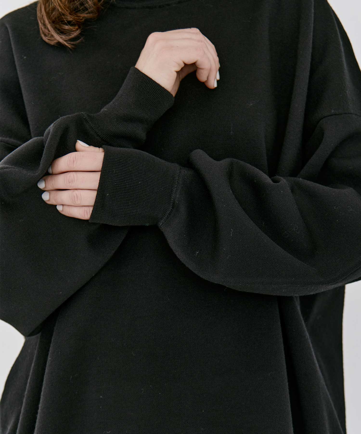 DOUBLE-FACE PULLOVER ENFOLD