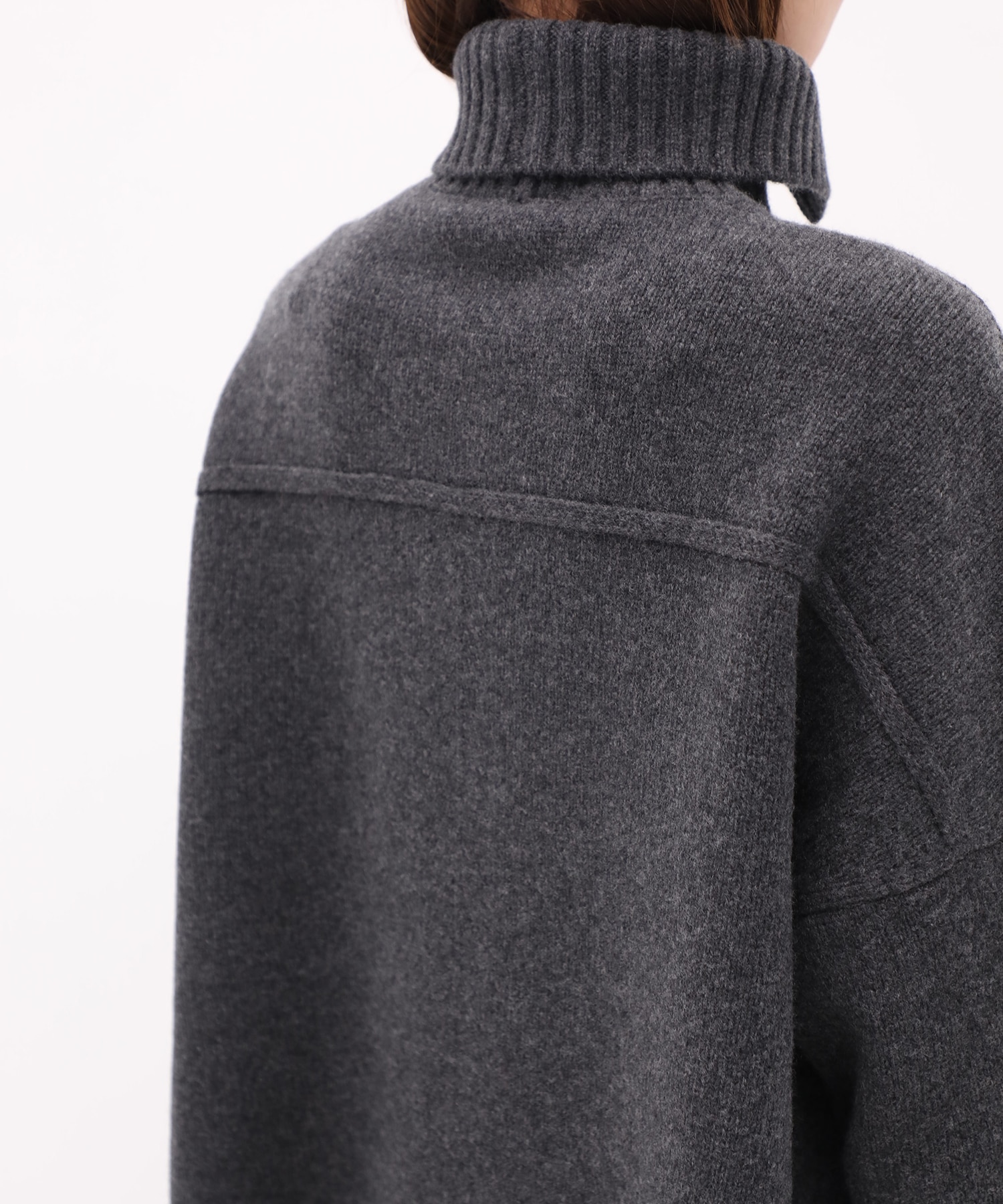 OVERSIZE TURTLENECK KNIT CINOH