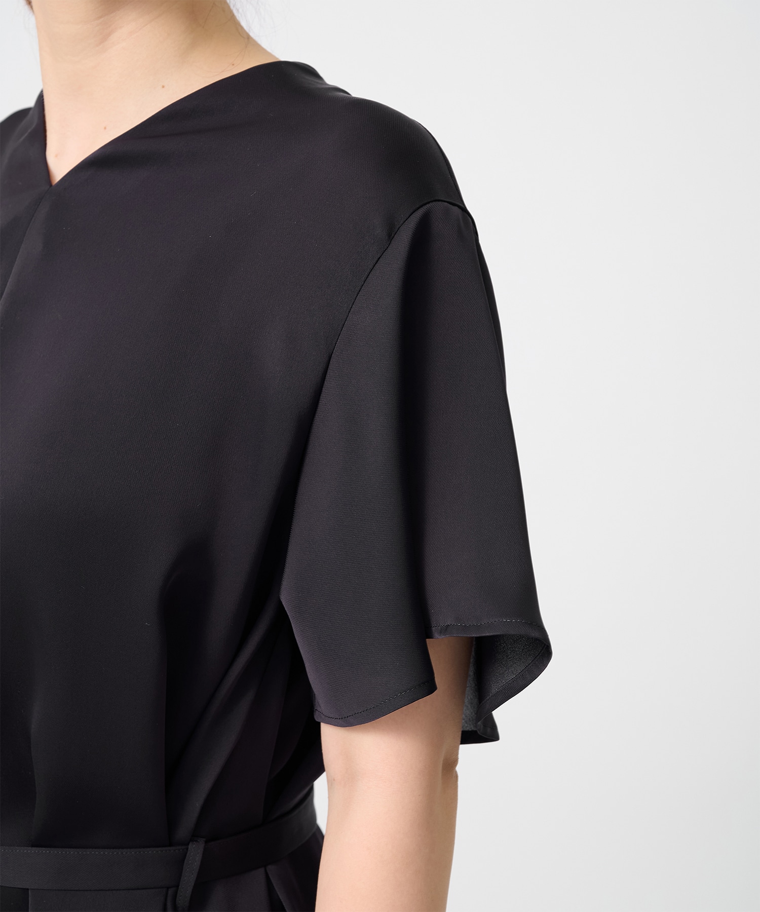 Satin Half Sleeve Blouse THE TOKYO
