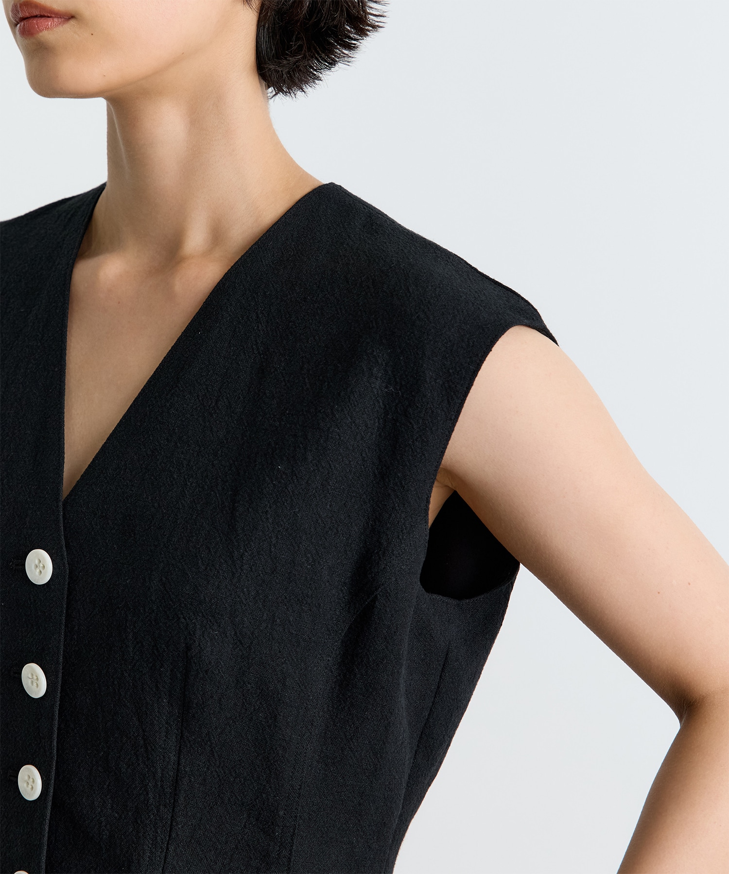 別注 Ilsa sleeveless dress AKIRANAKA