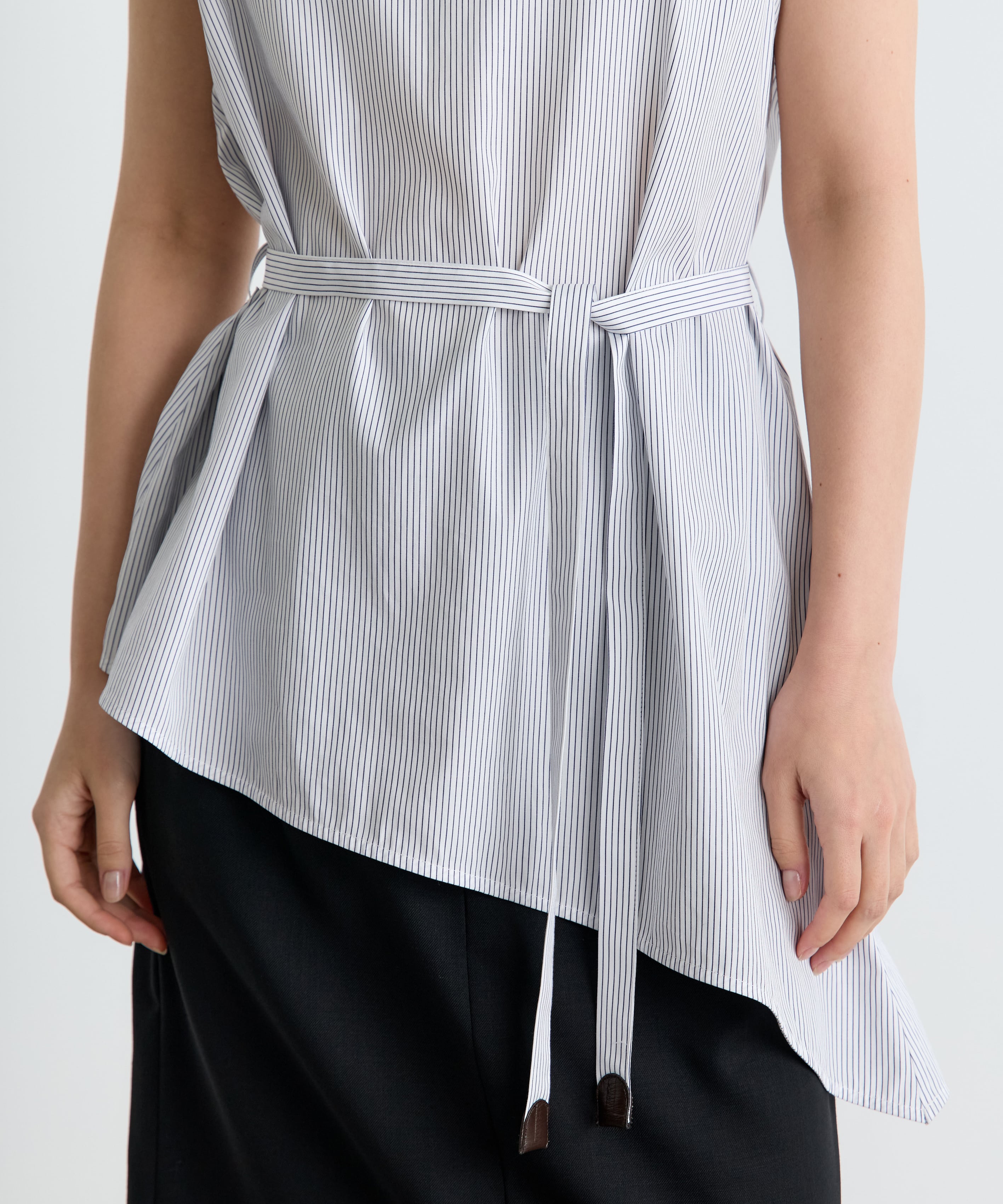 French Sleeve Asymmetry Tops THE TOKYO