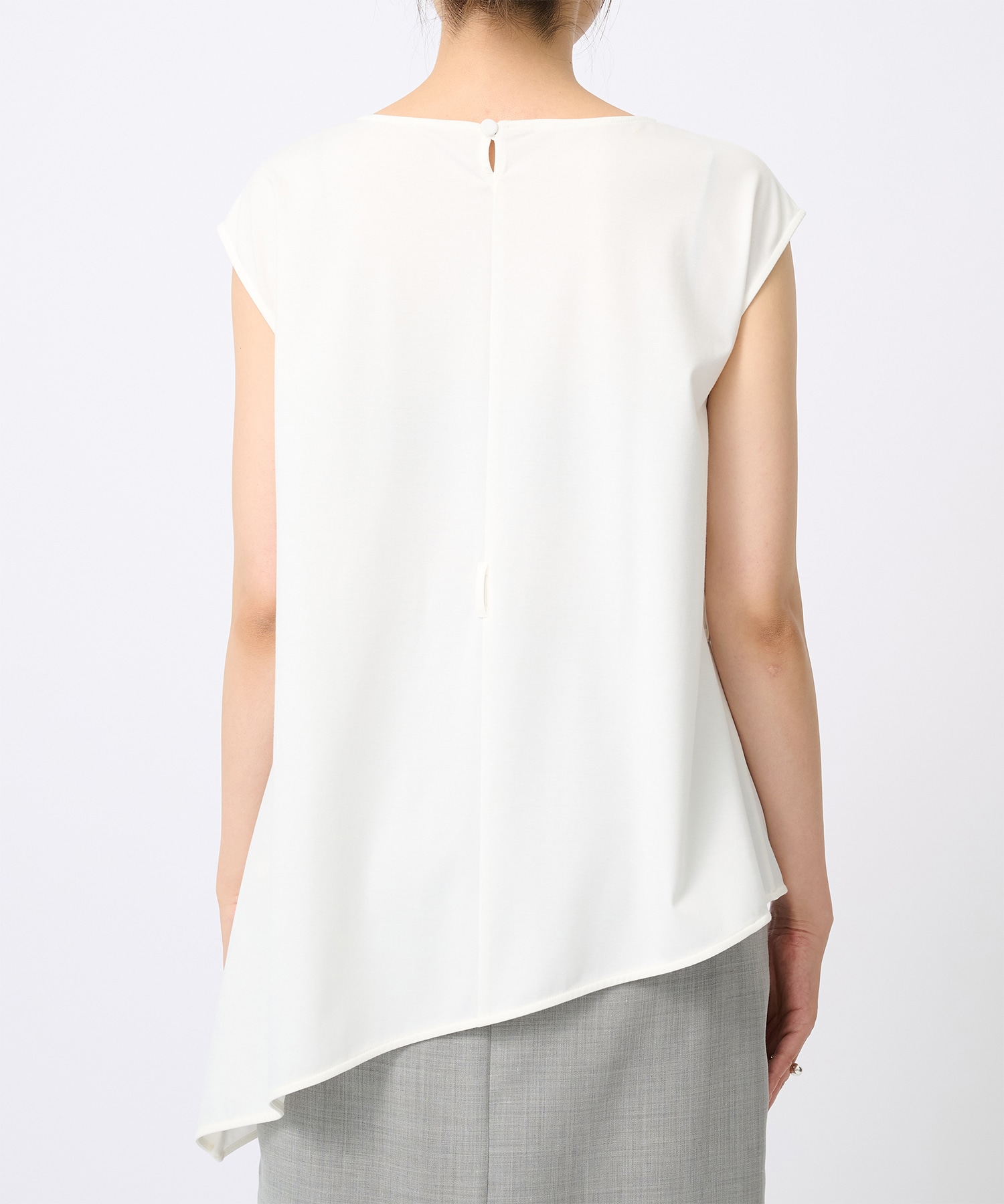 French Sleeve Asymmetry Tops THE TOKYO