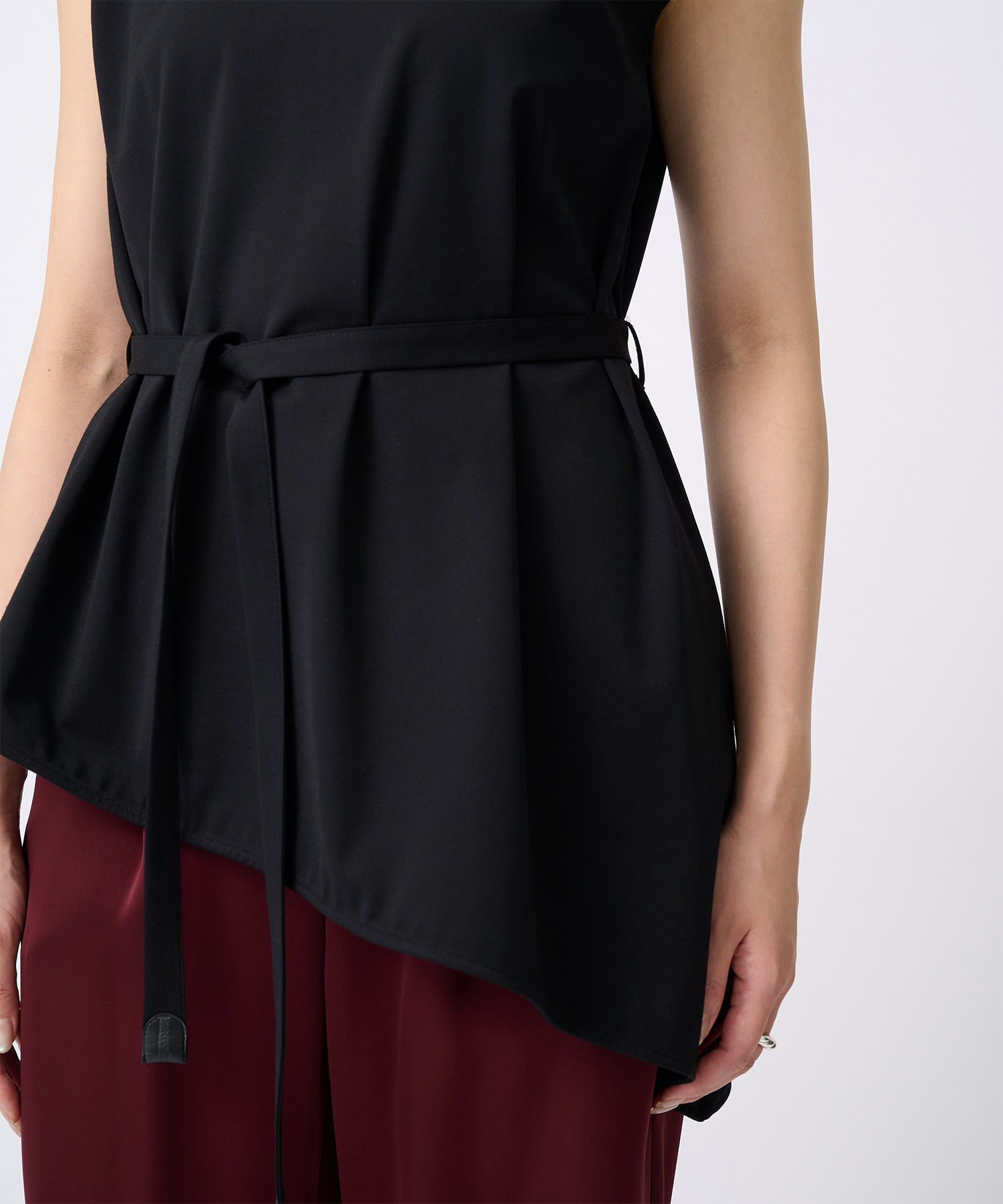 French Sleeve Asymmetry Tops THE TOKYO