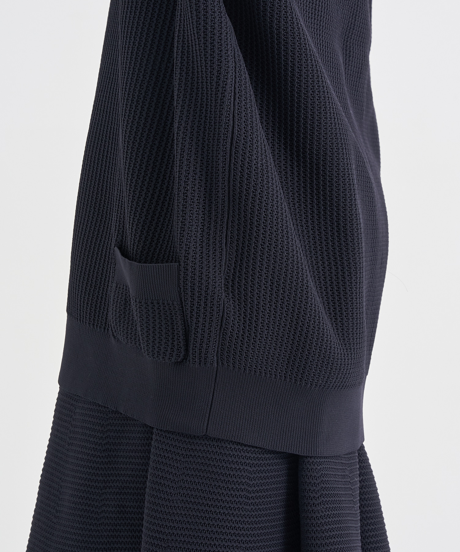 BIG KNIT V CD MESH MADISONBLUE