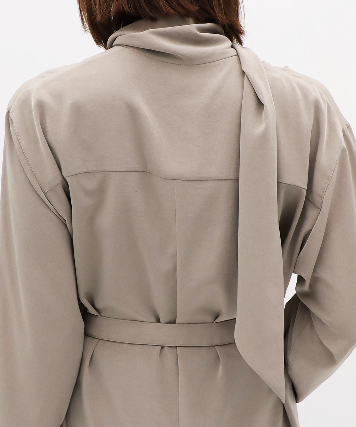Izabela drape collar pullover BE AKIRANAKA