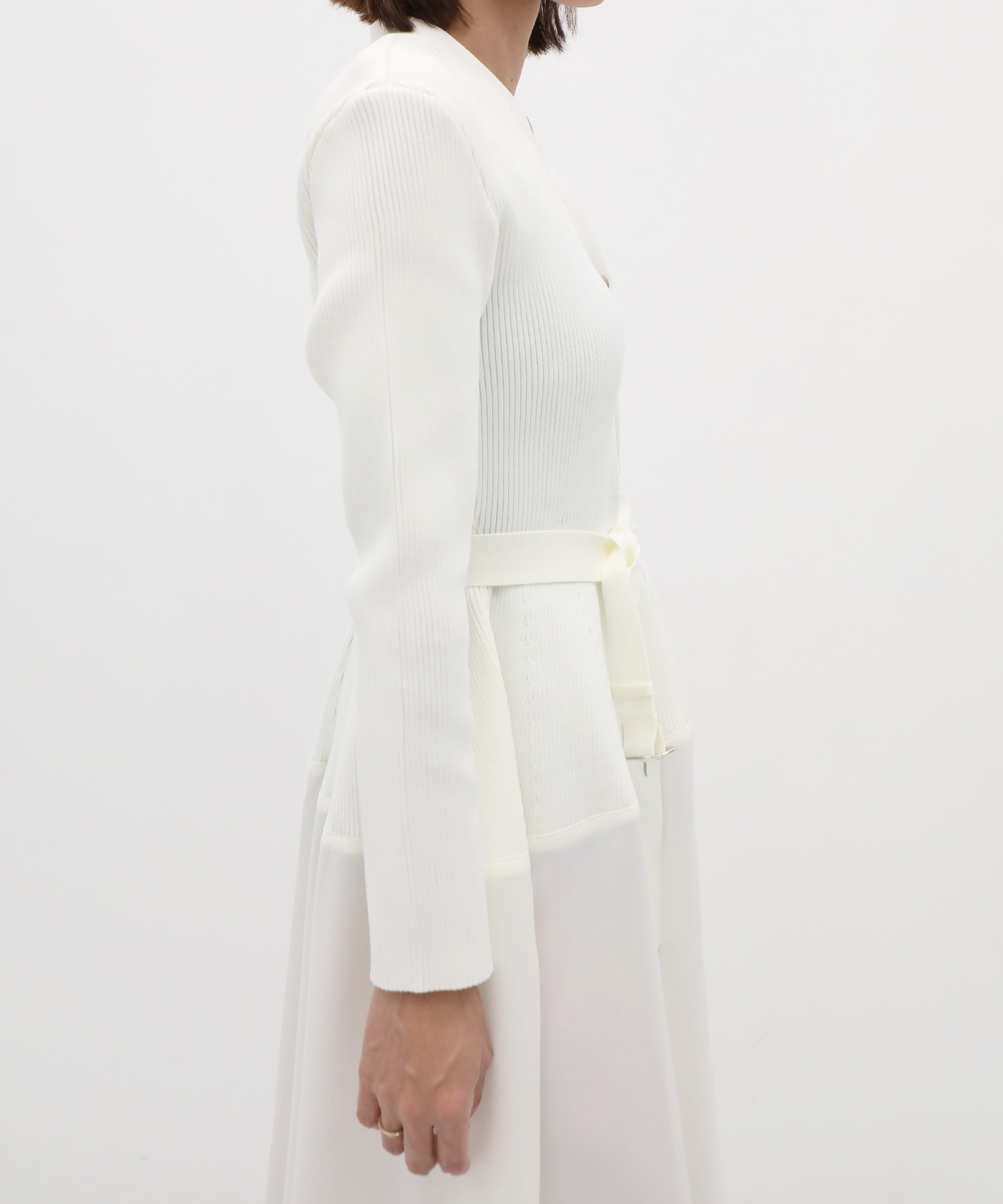 別注 Jessica combi tex knit dress AKIRANAKA