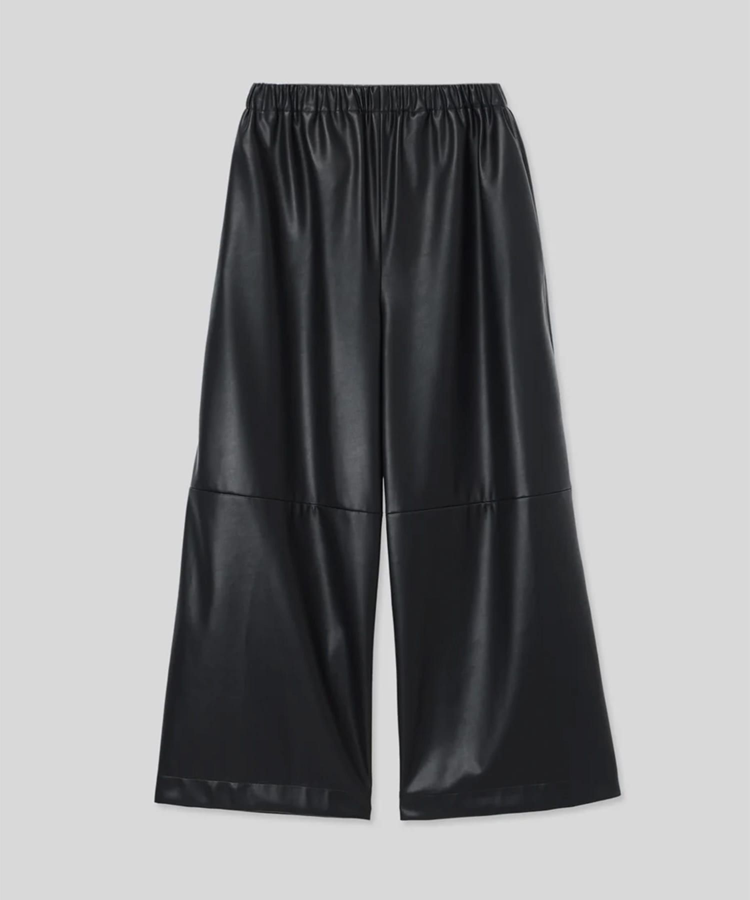 Synthetic Leather Wide Trousers IIROT