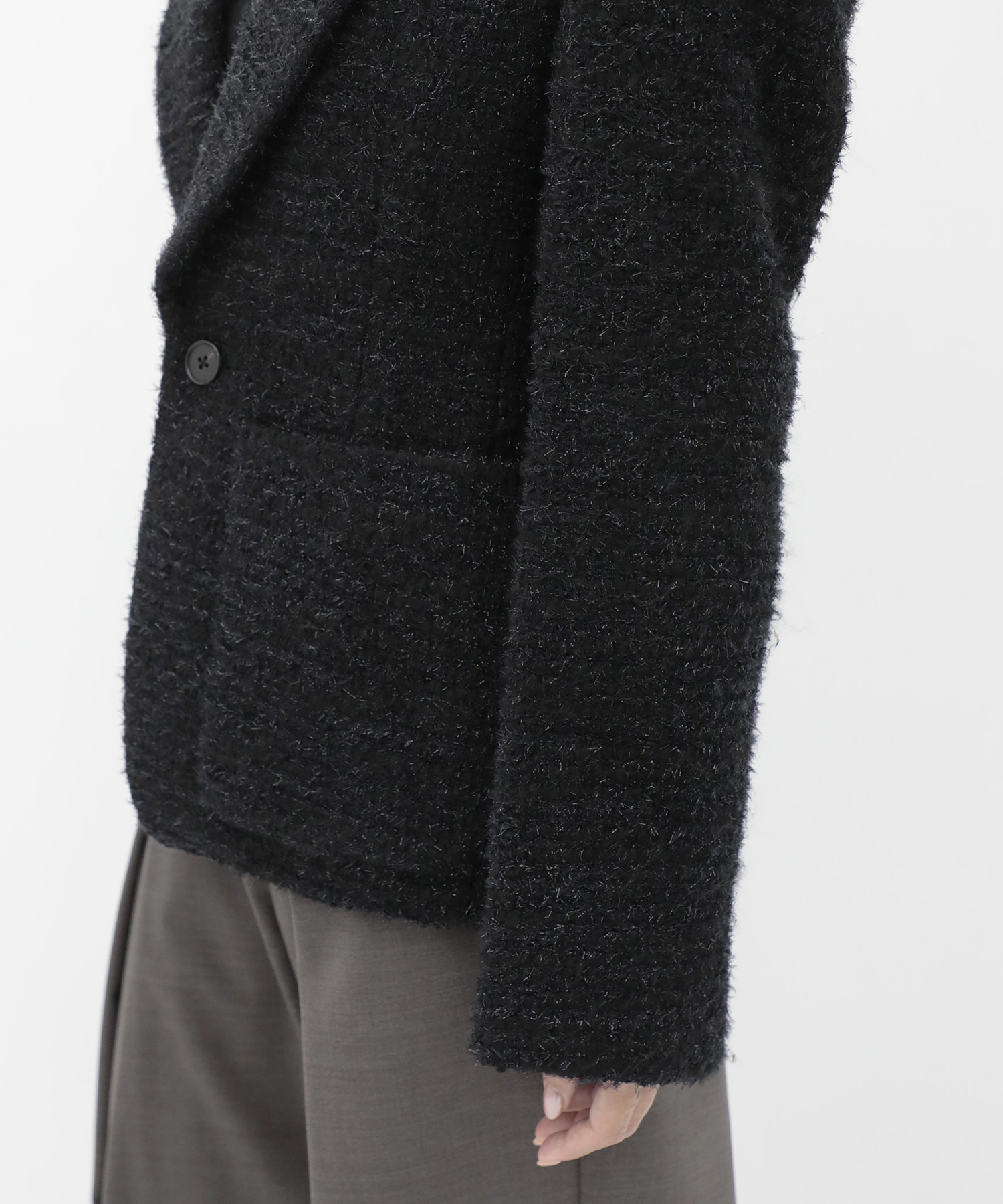 Square-Shoulder Tailored Jacket KEISUKEYOSHIDA