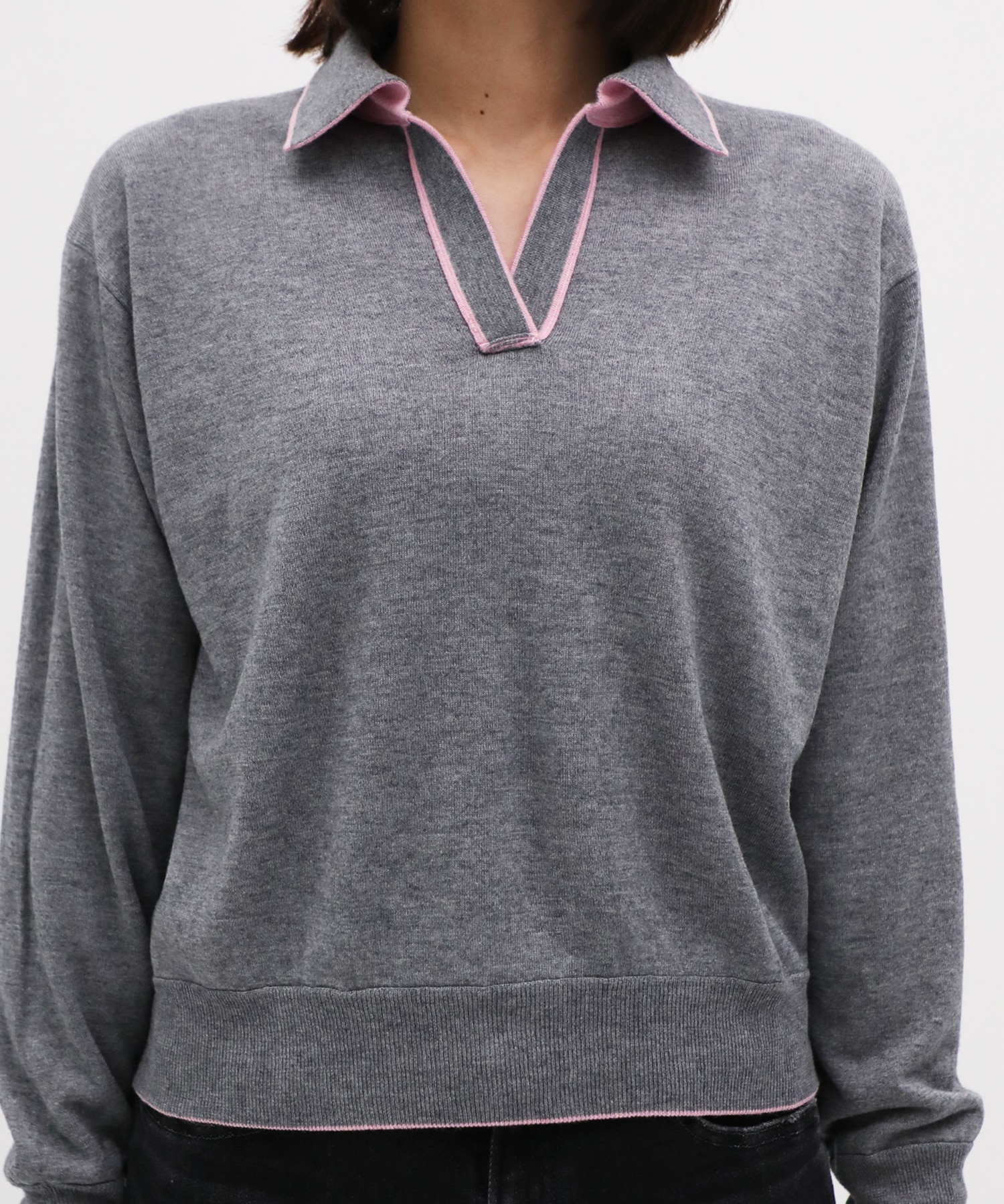 CASHMERE/SILK REVERSIBLE SKIPPER PULLOVER THE TOKYO
