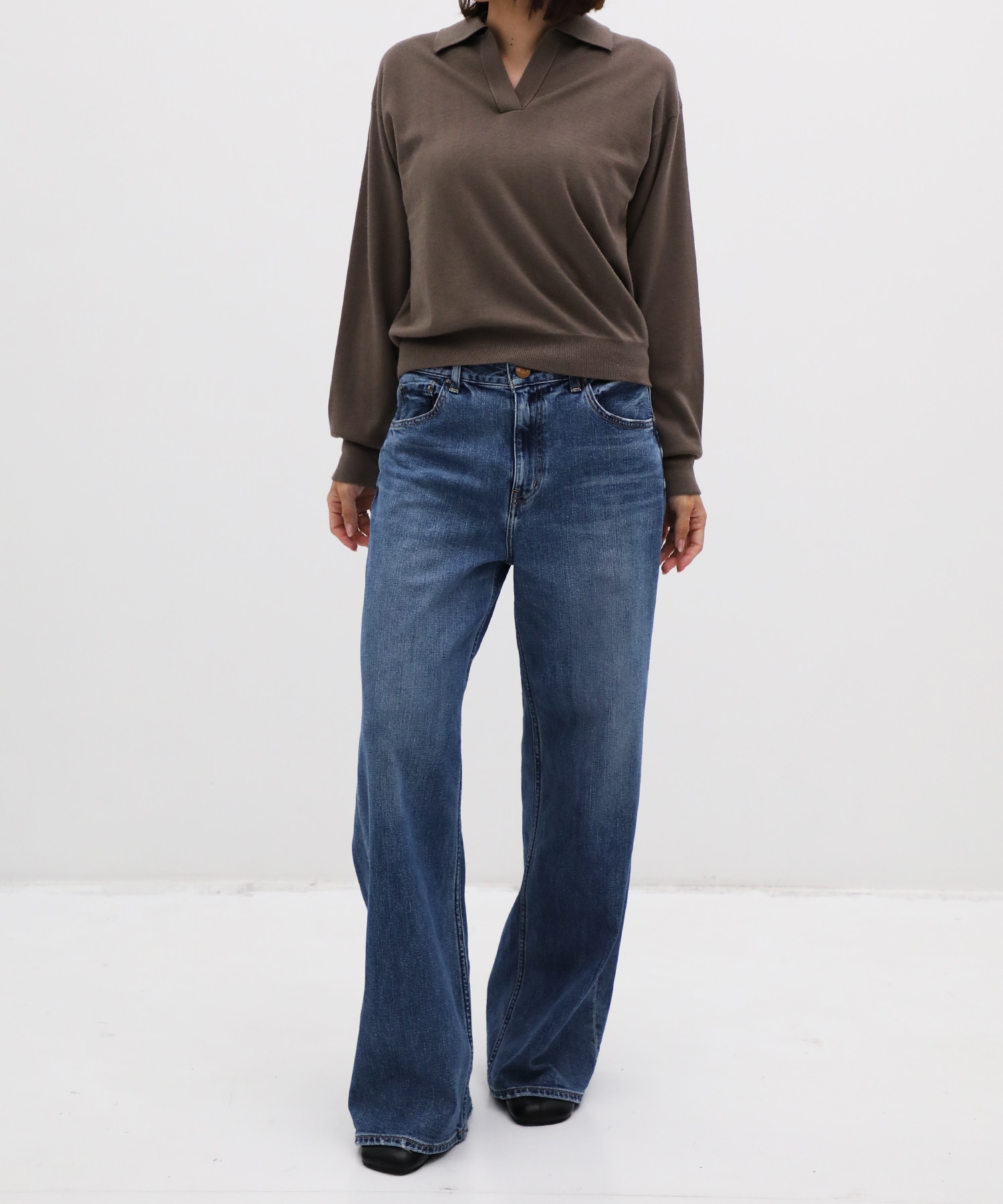 CASHMERE/SILK REVERSIBLE SKIPPER PULLOVER THE TOKYO