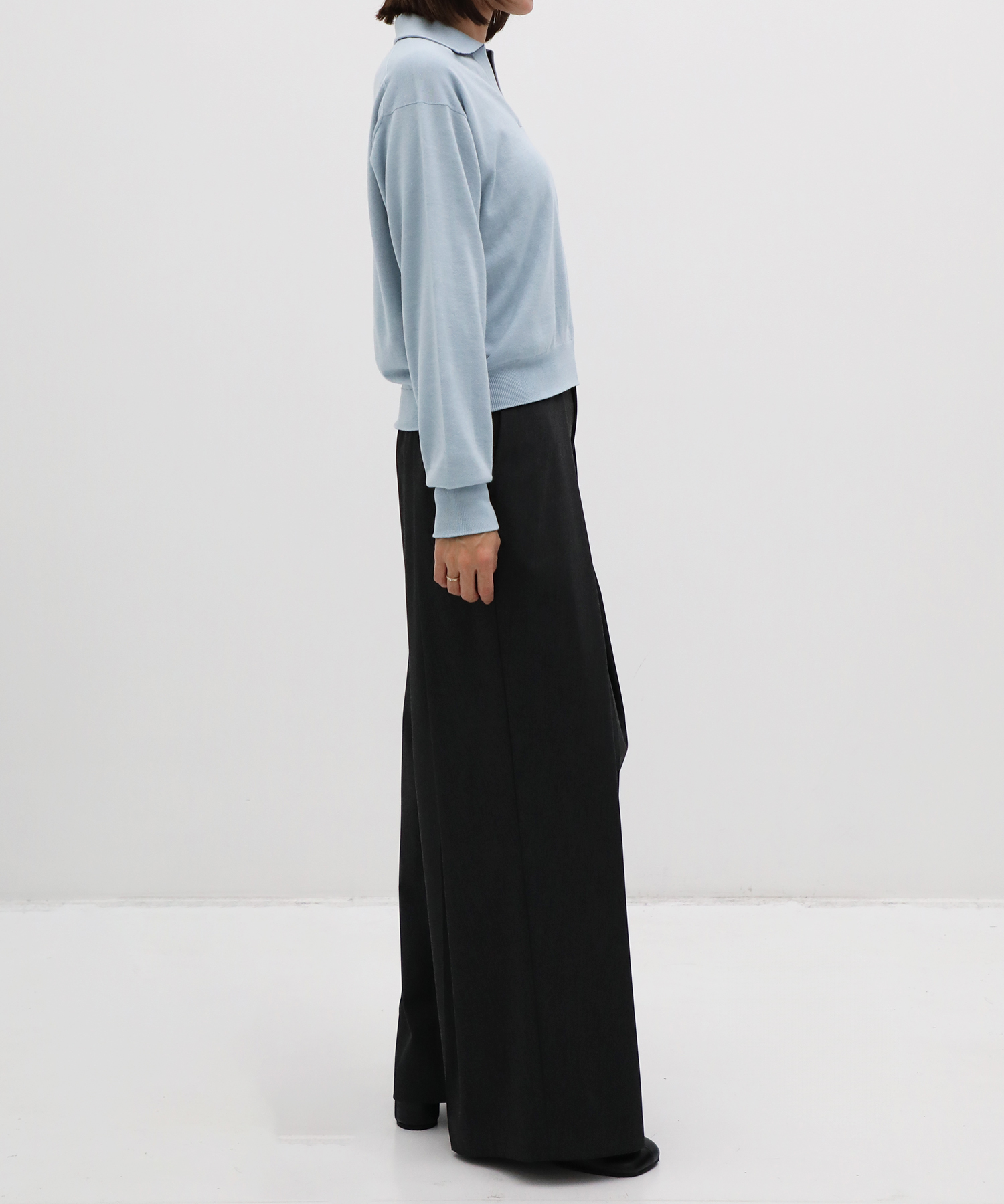 CASHMERE/SILK REVERSIBLE SKIPPER PULLOVER THE TOKYO