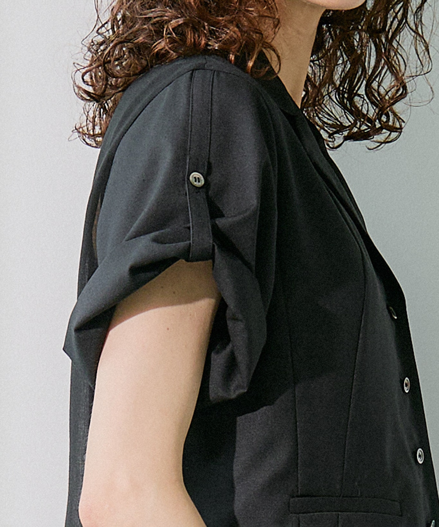 Open Collar Combi Shirts RITAN