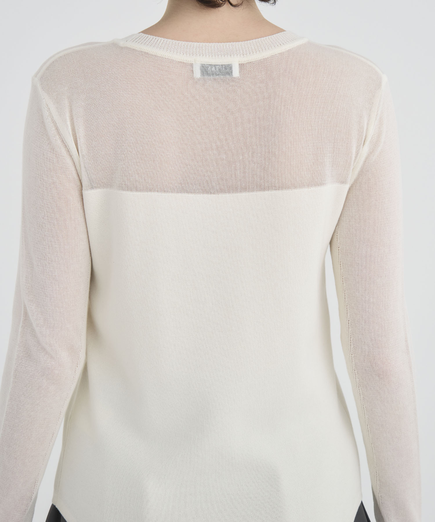 Sheer line Knit Tops RITAN