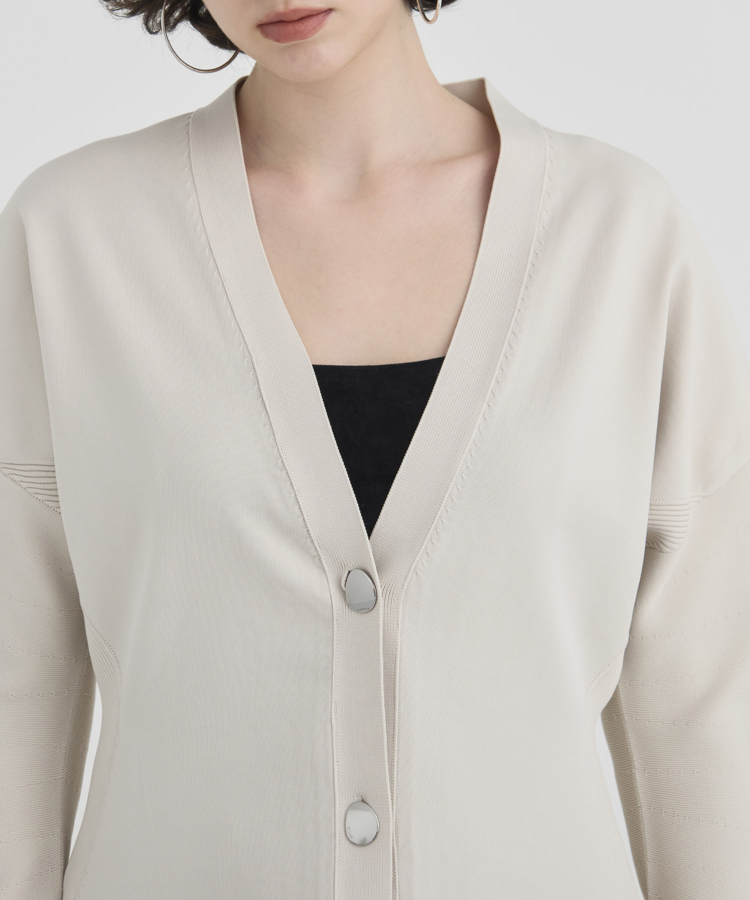 Arch Sleeve Knit Cardigan RITAN