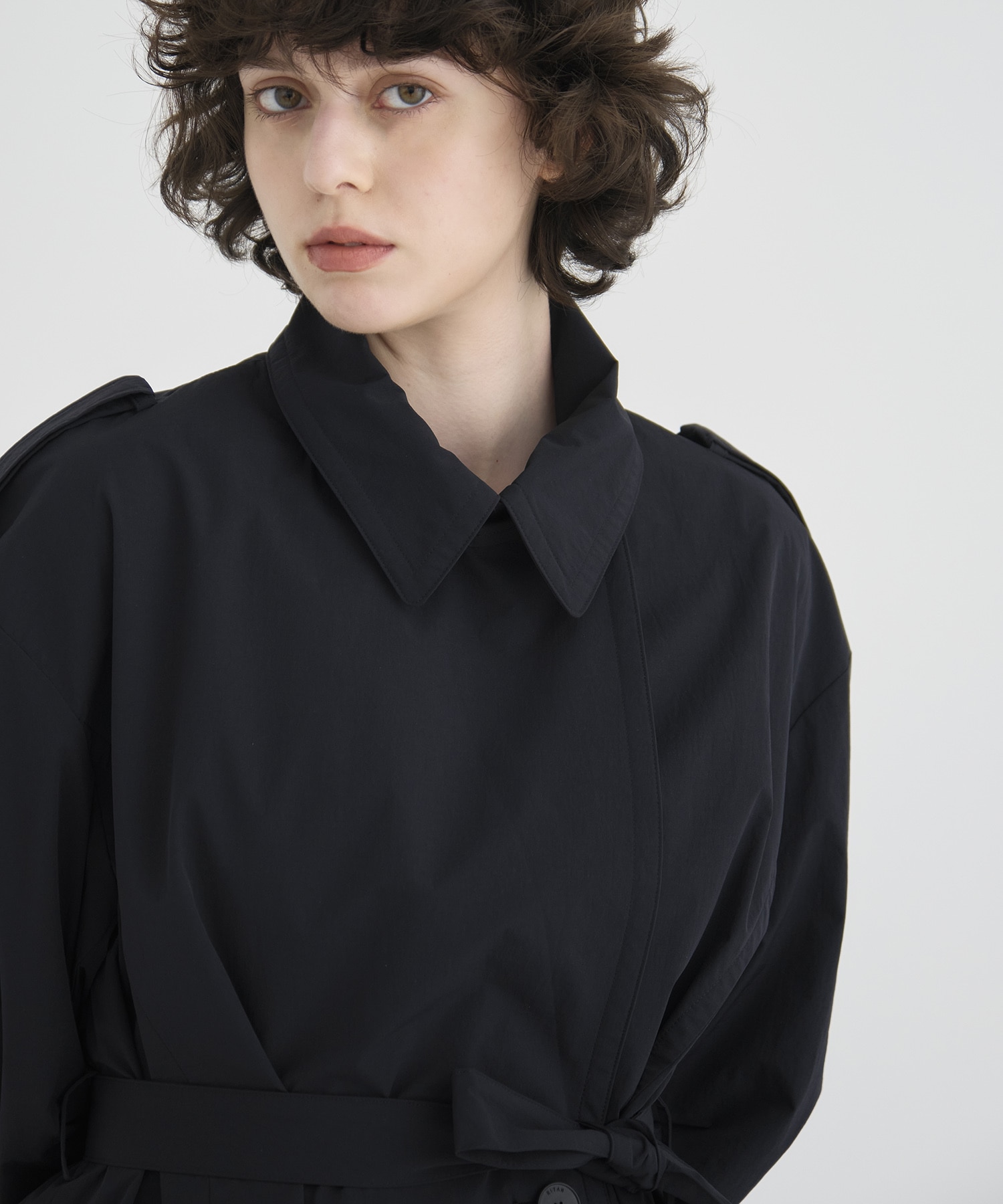 Wide Lapel Trench Coat RITAN