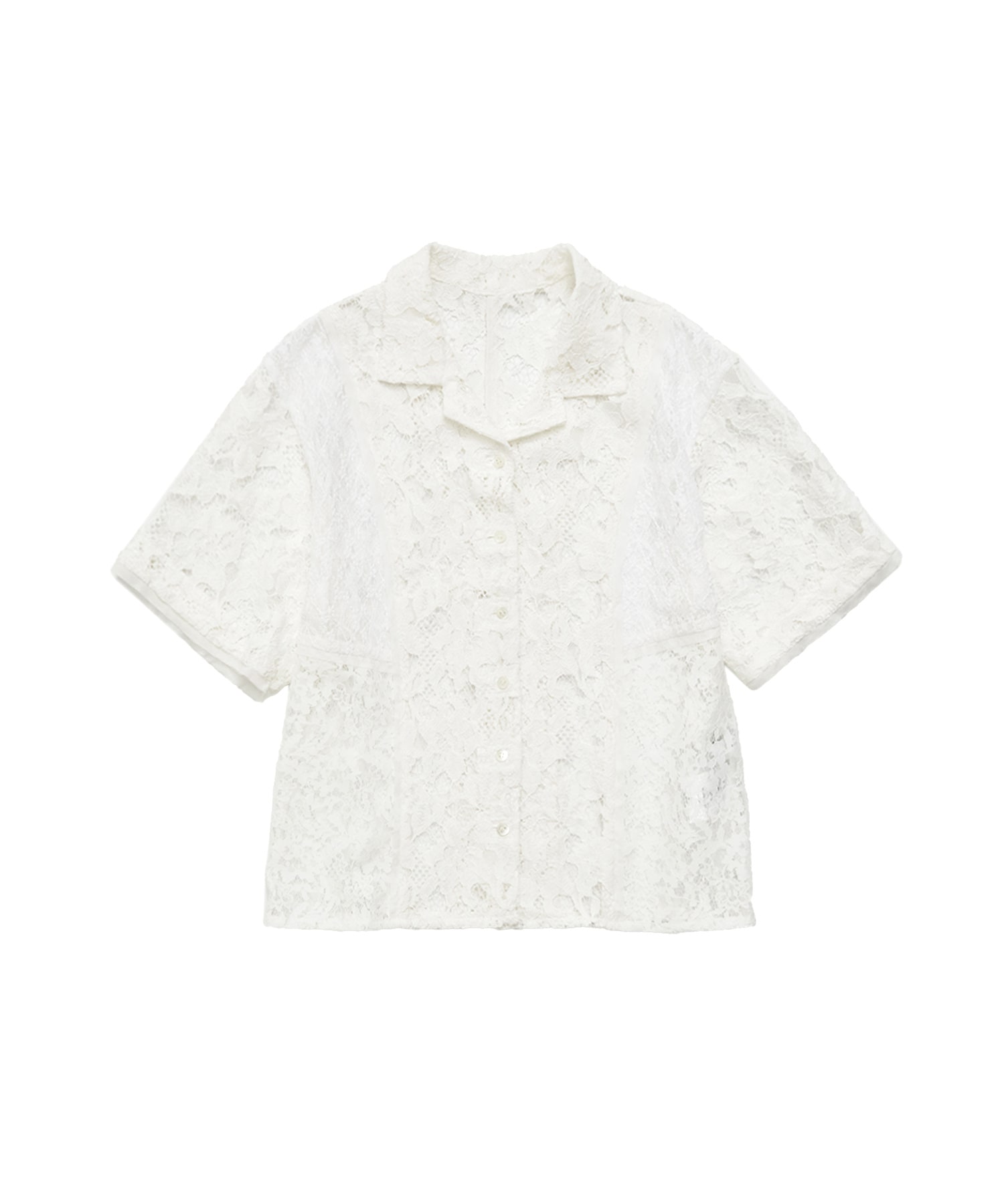 Open Collar Lace Shirts RITAN
