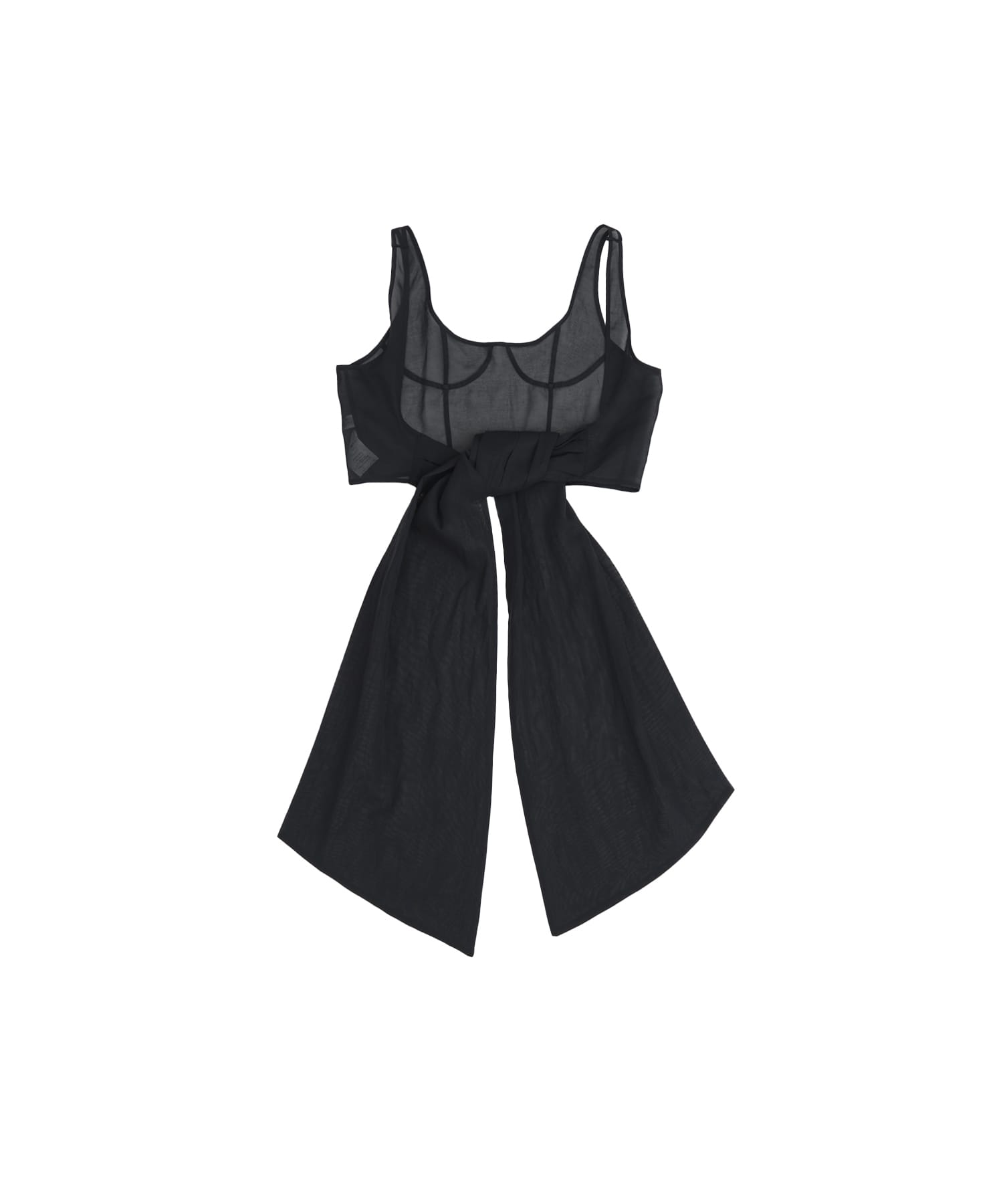 nakes Cotton Organdy Bustier RITAN