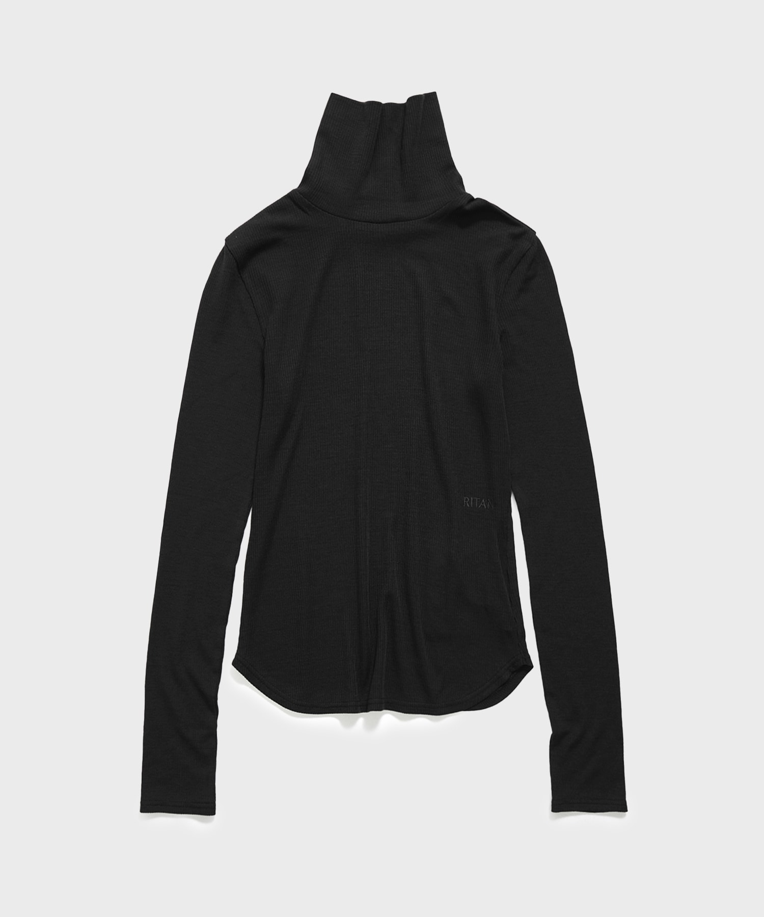 High Neck Wool Tops RITAN