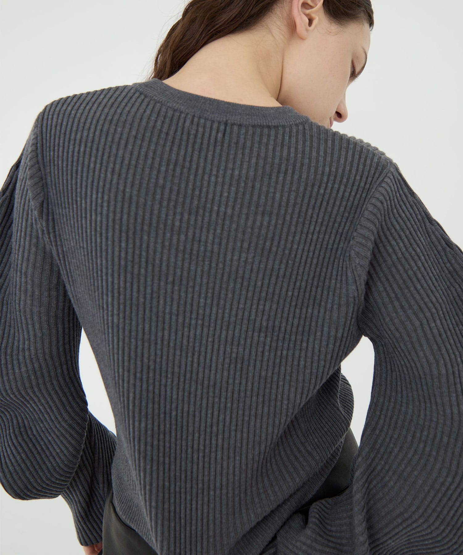 Arch Sleeve Knit Tops RITAN