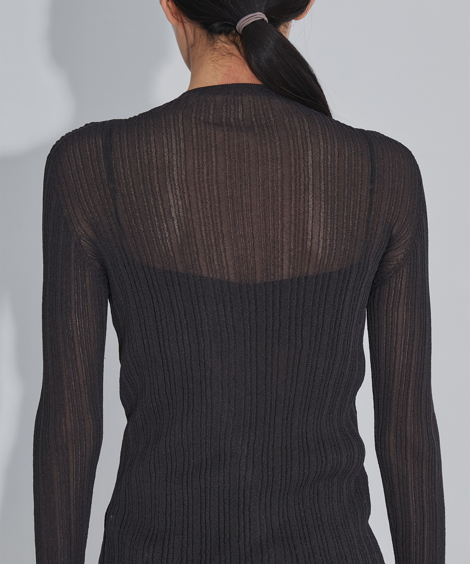 Sheer Arch Rib Knit RITAN