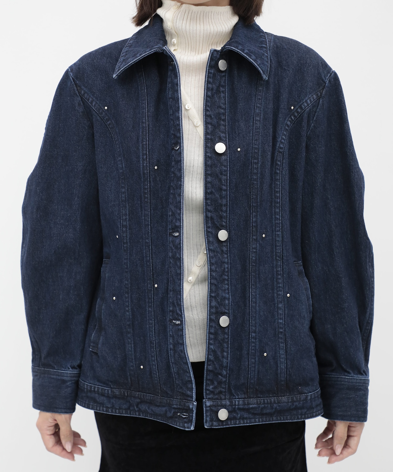 Motif Denim Jacket RITAN