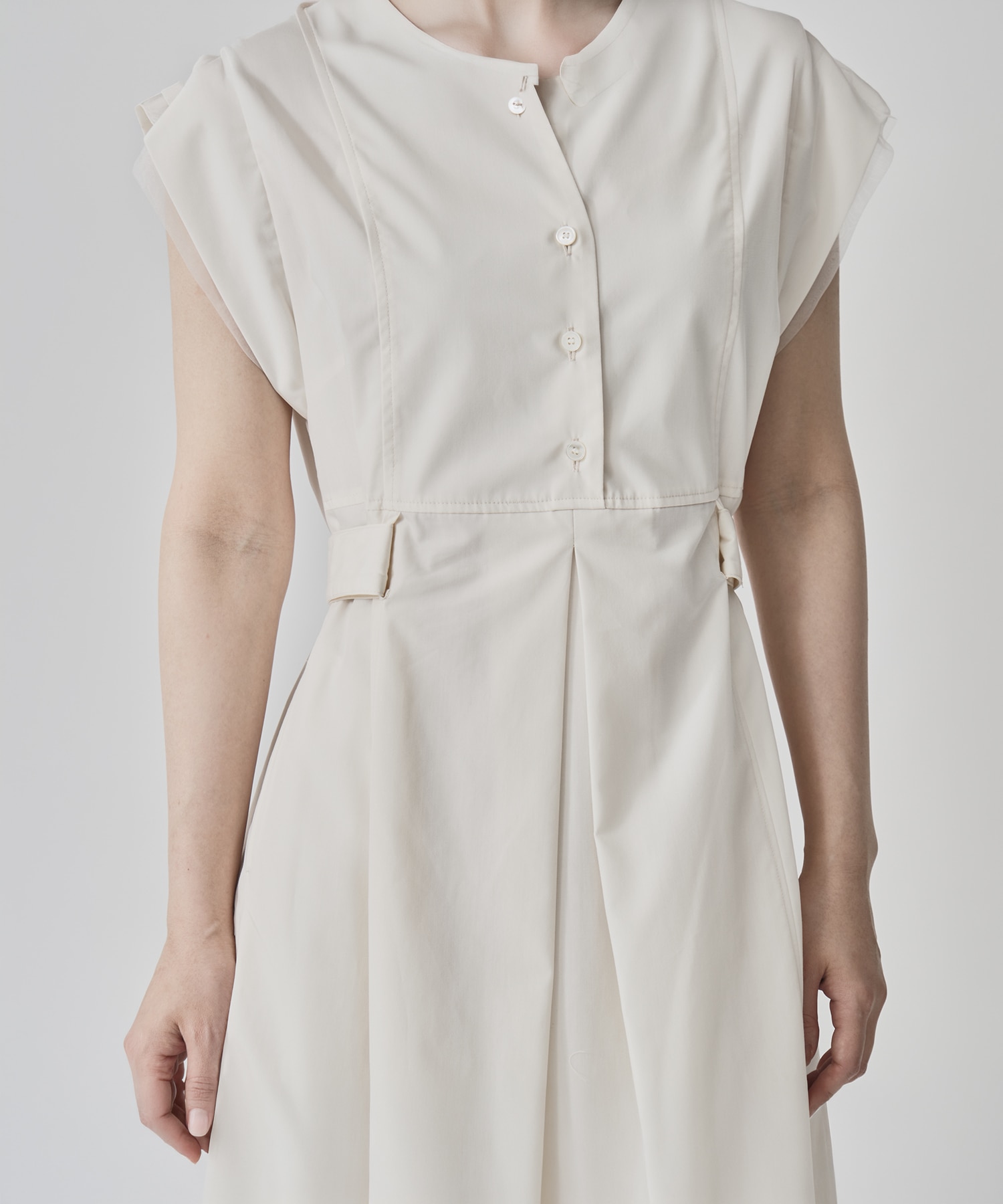 Chambray Belted Dress CITY TOKYO