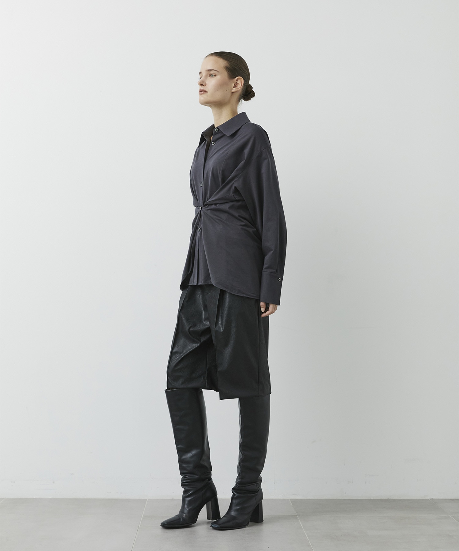 KANEMASA Silk Shirt CITY TOKYO