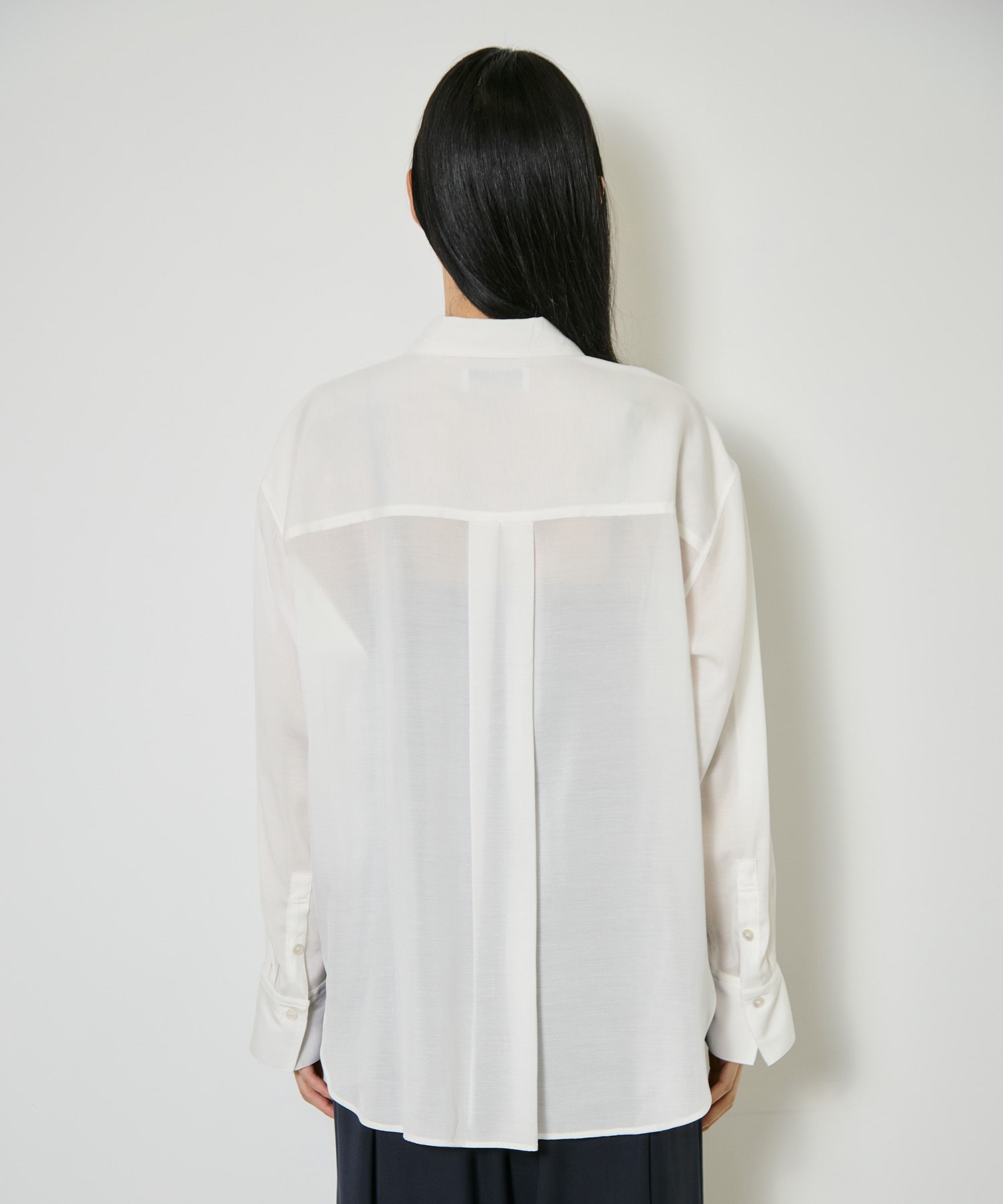 Silk Sheer Over Shirt CITY TOKYO