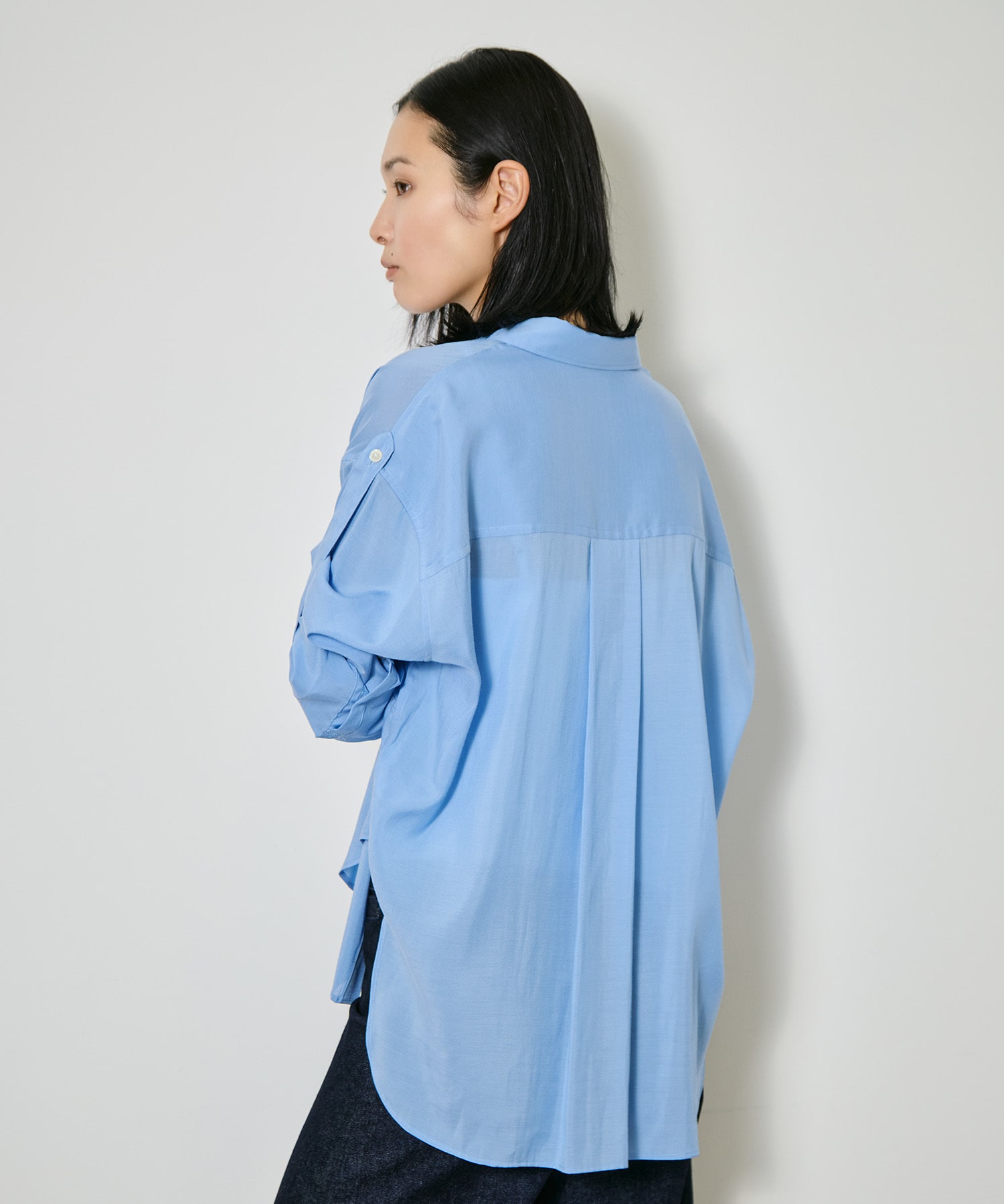 Silk Sheer Over Shirt CITY TOKYO