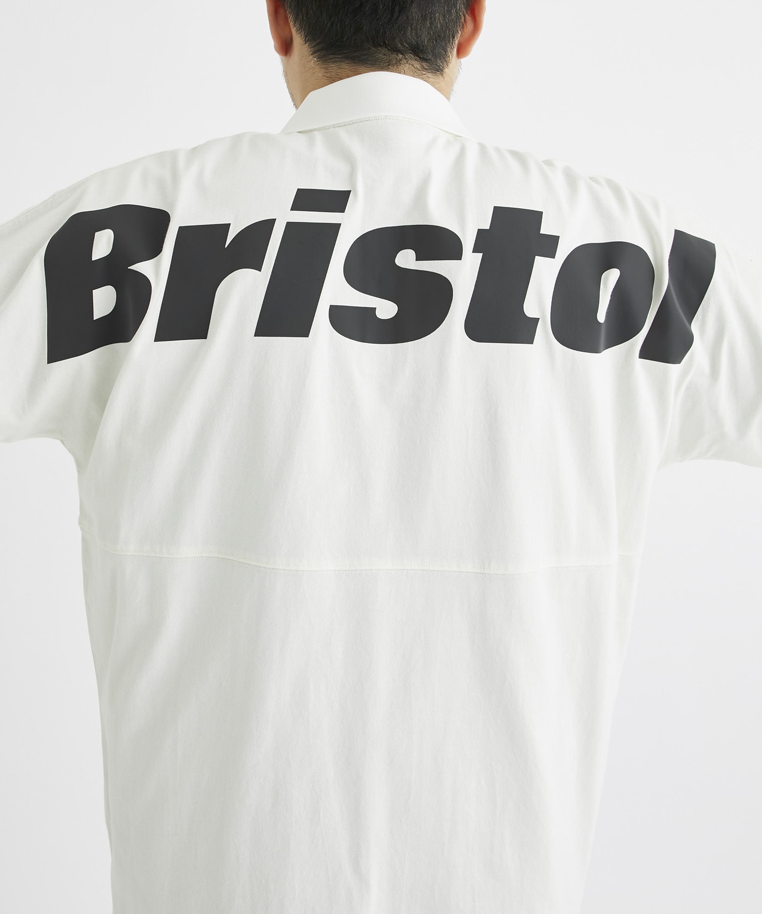 アウトレット商品 即落札OK Bristol BIG LOGO WIDE TEE WHITE | www