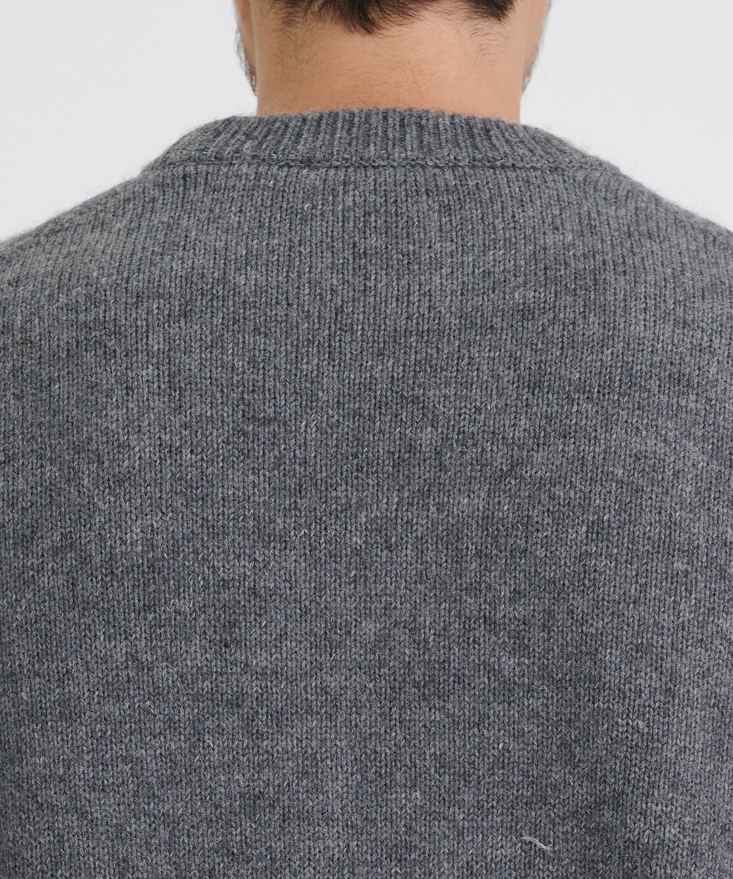 EX. COOMA LAMBS WOOL KNIT PO ｜ ATON