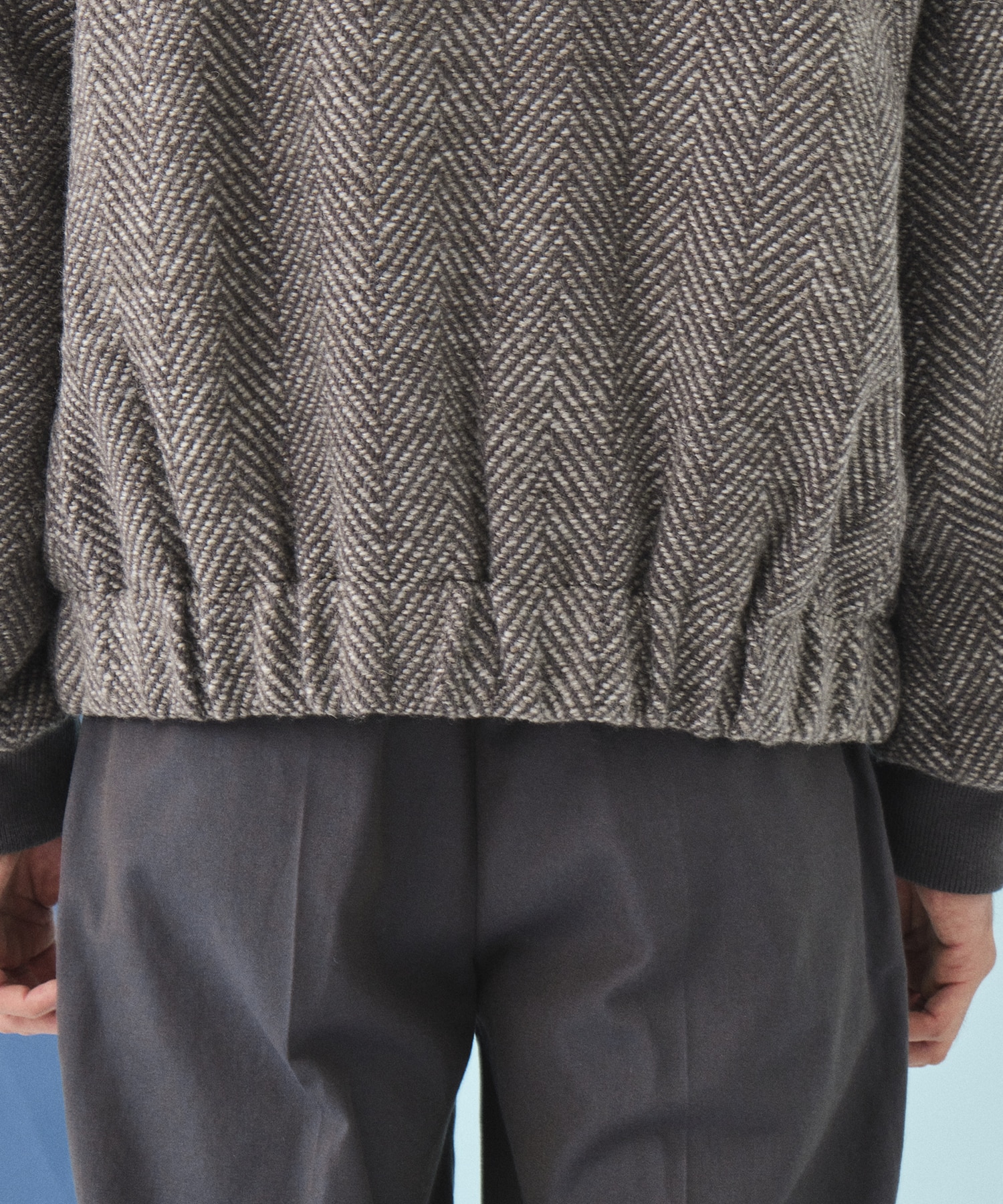 Airy Tweed Cocoon Blouson THE TOKYO