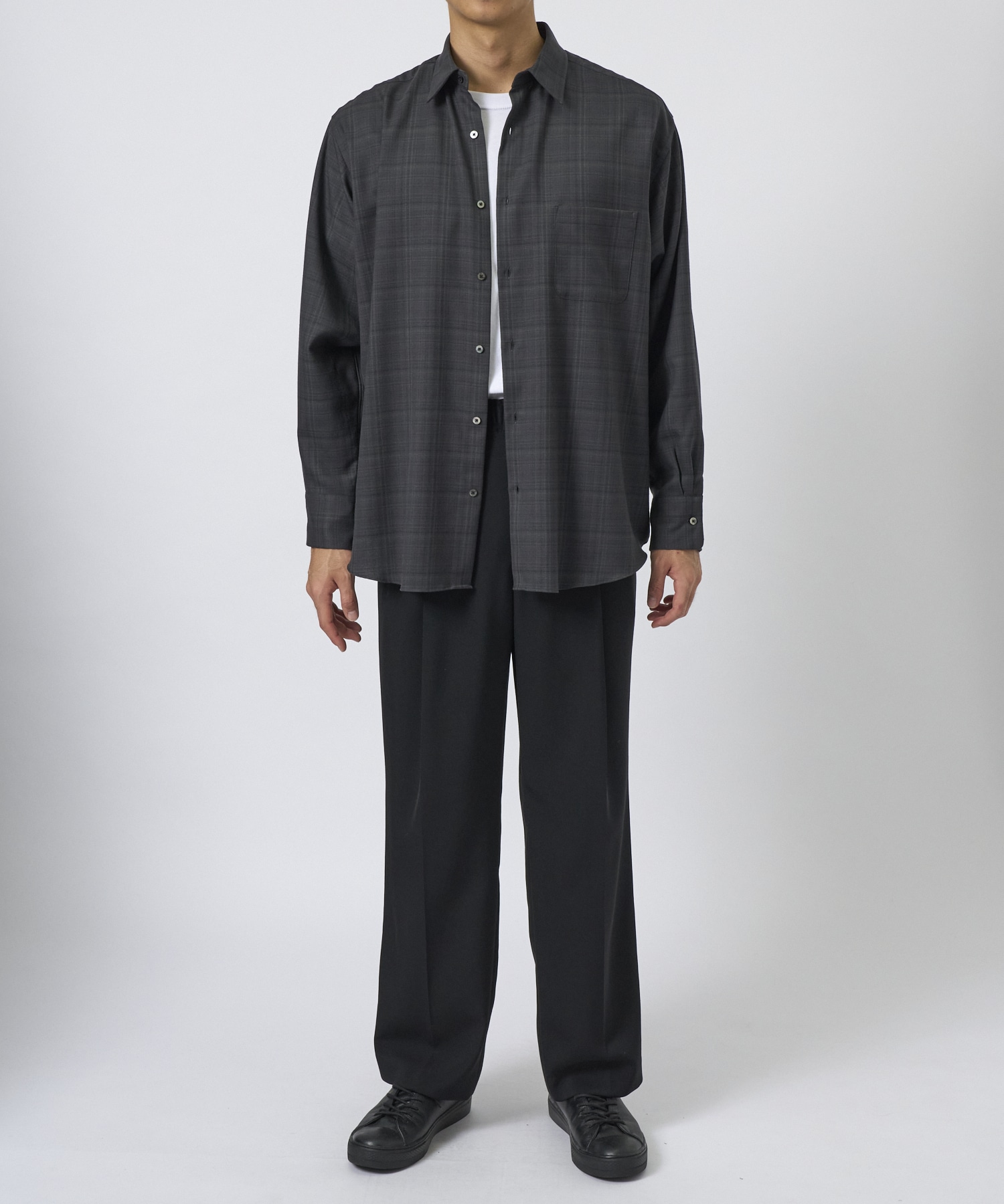 COMFORT FIT SHIRT ORGANIC WOOL CHECK VIYELLA MARKAWARE