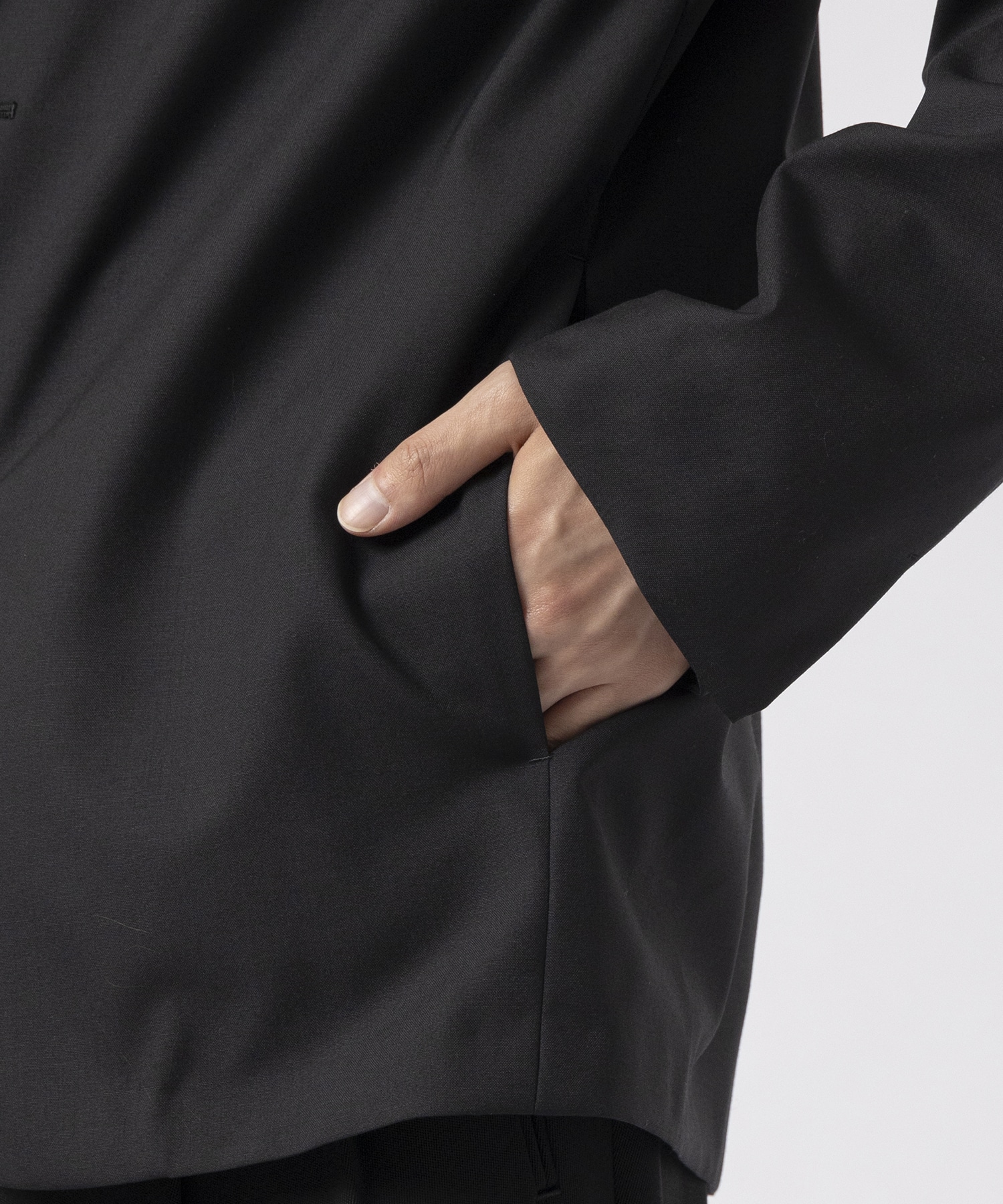 WOOL TOROPICAL TAILORED JACKET ATON