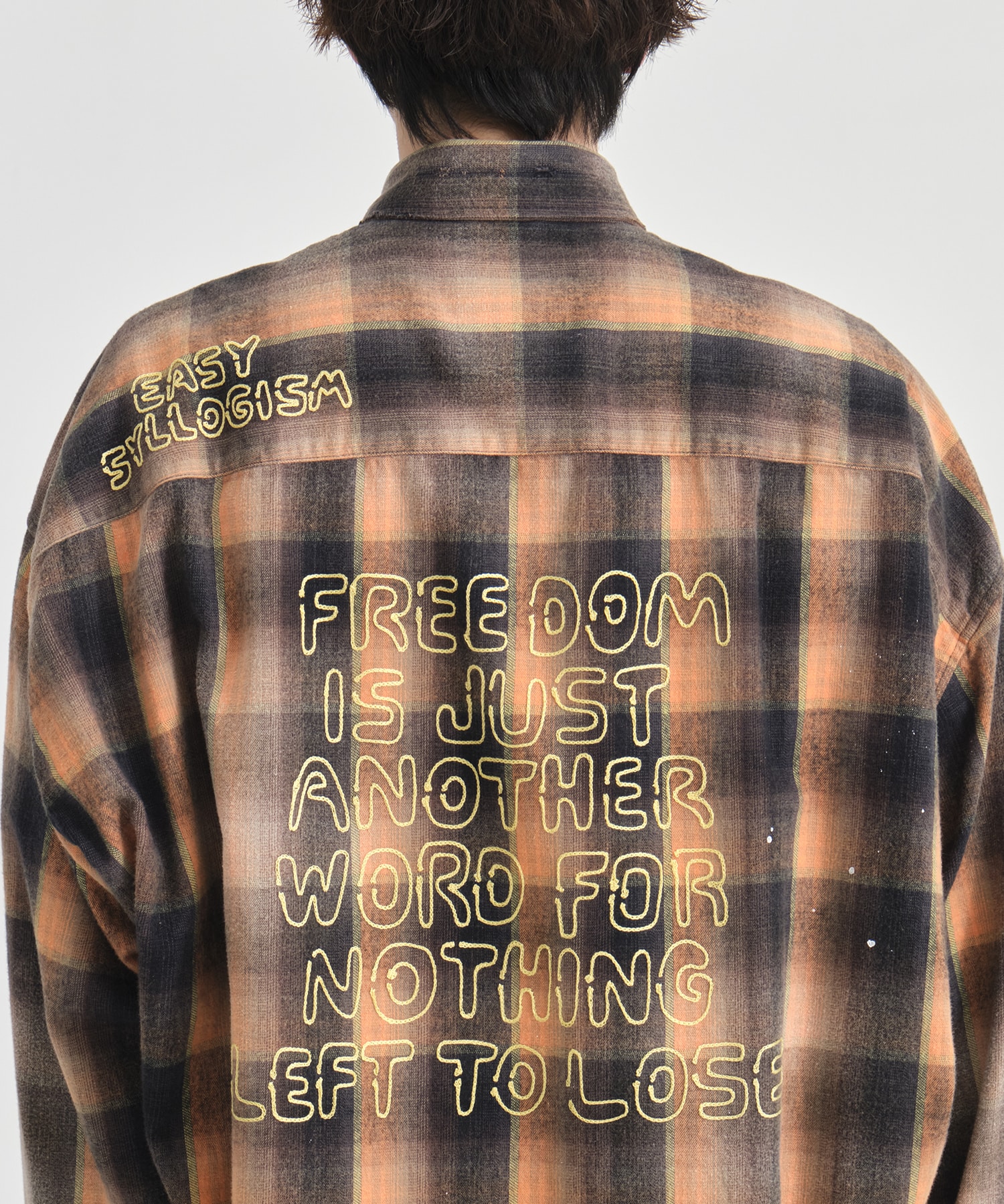 VINTAGE LIKE CHECH L/S SHIRTS Maison MIHARA YASUHIRO